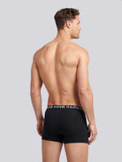 U.S. Polo Assn 3 Pack Cotton Stretch Trunks - Black