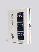 U.S. Polo Assn 3 Pack Cotton Stretch Trunks - Dark Sapphire Navy