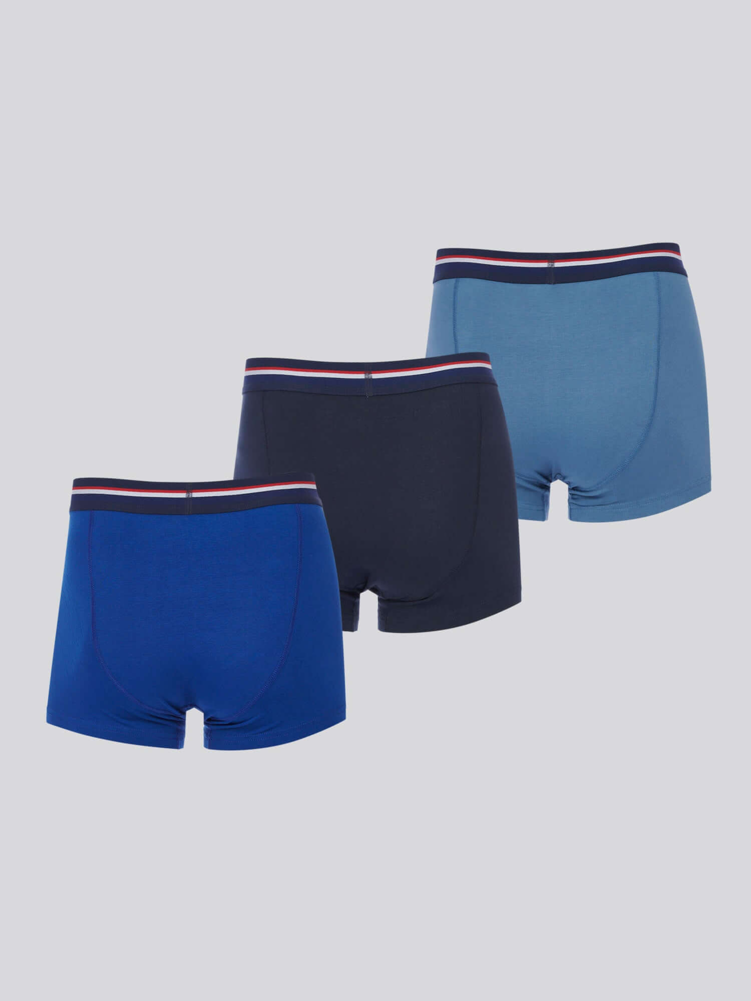 U.S. Polo Assn. 3 Pack Cotton Stretch Multi Trunks - Sodalite Blue