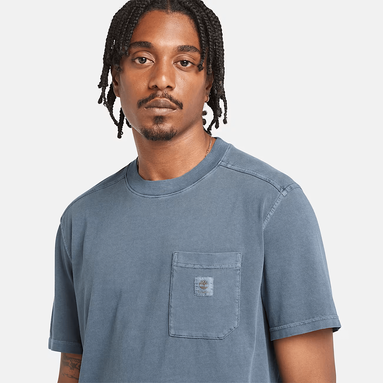 Timberland Merrymack River Garment Dye T-Shirt for Men in Dark Blue