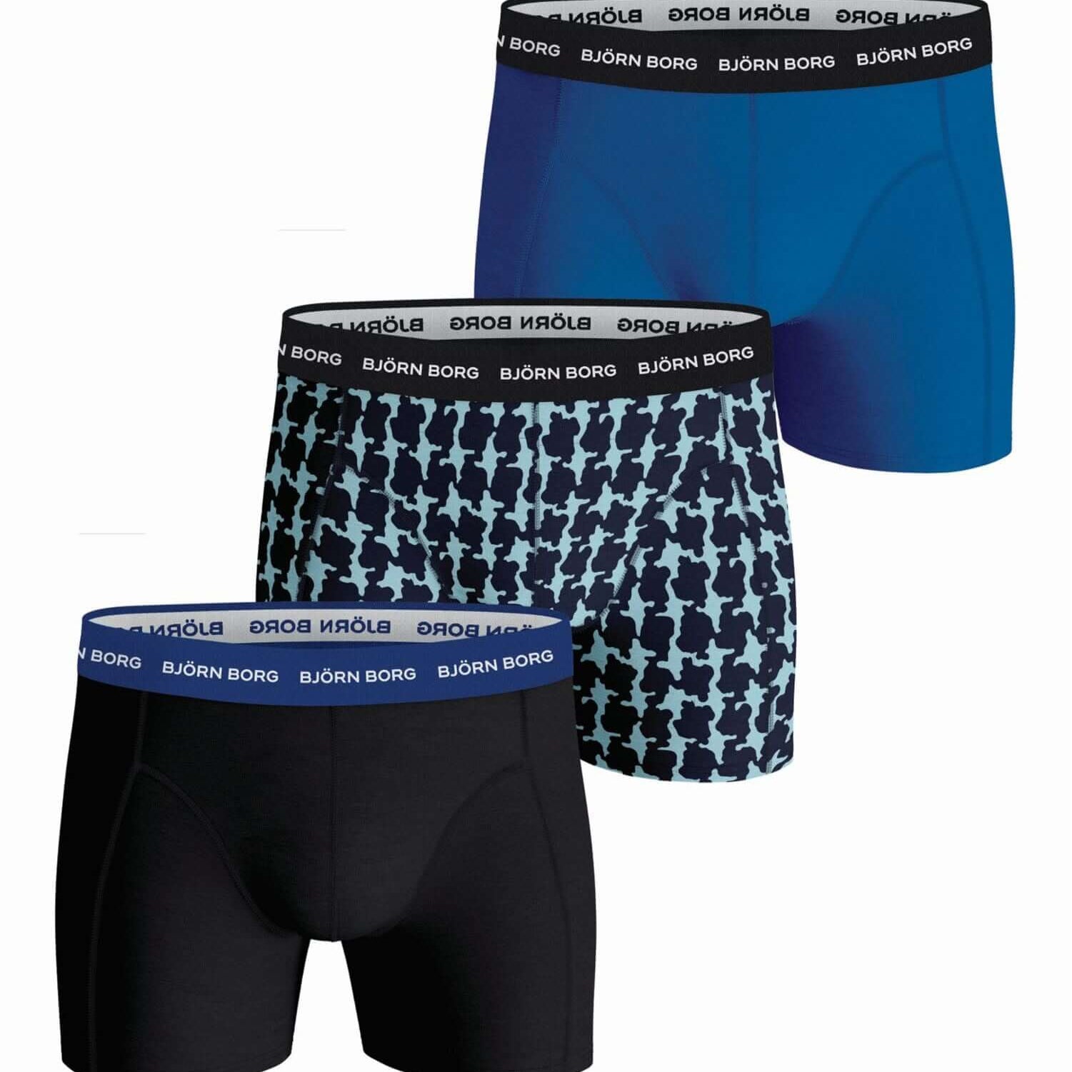 Björn Borg 3 Pack Cotton Stretch Boxer - Multi