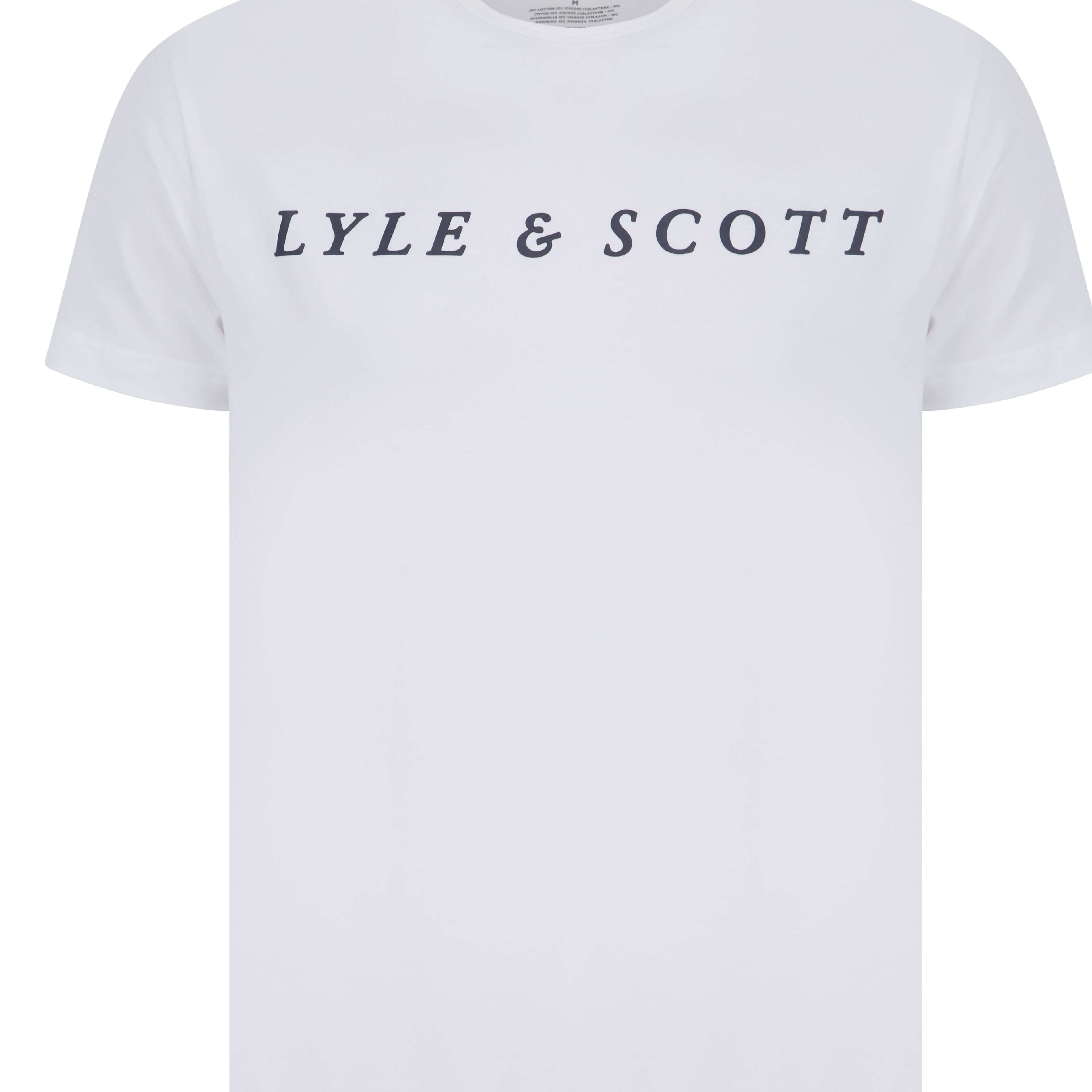 Lyle & Scott Oakley Shorts Lounge Set - Bright White / Peacoat