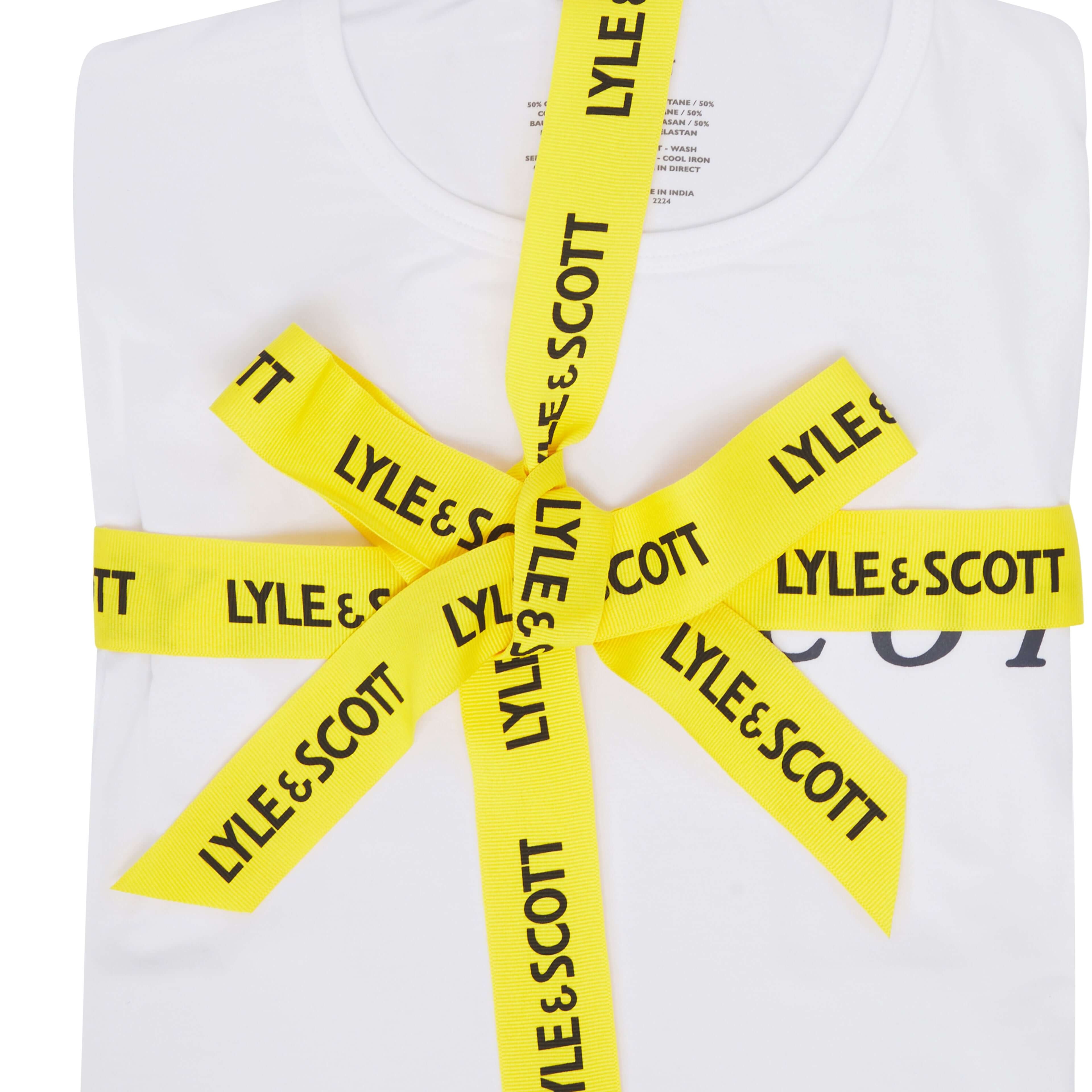 Lyle & Scott Oakley Shorts Lounge Set - Bright White / Peacoat