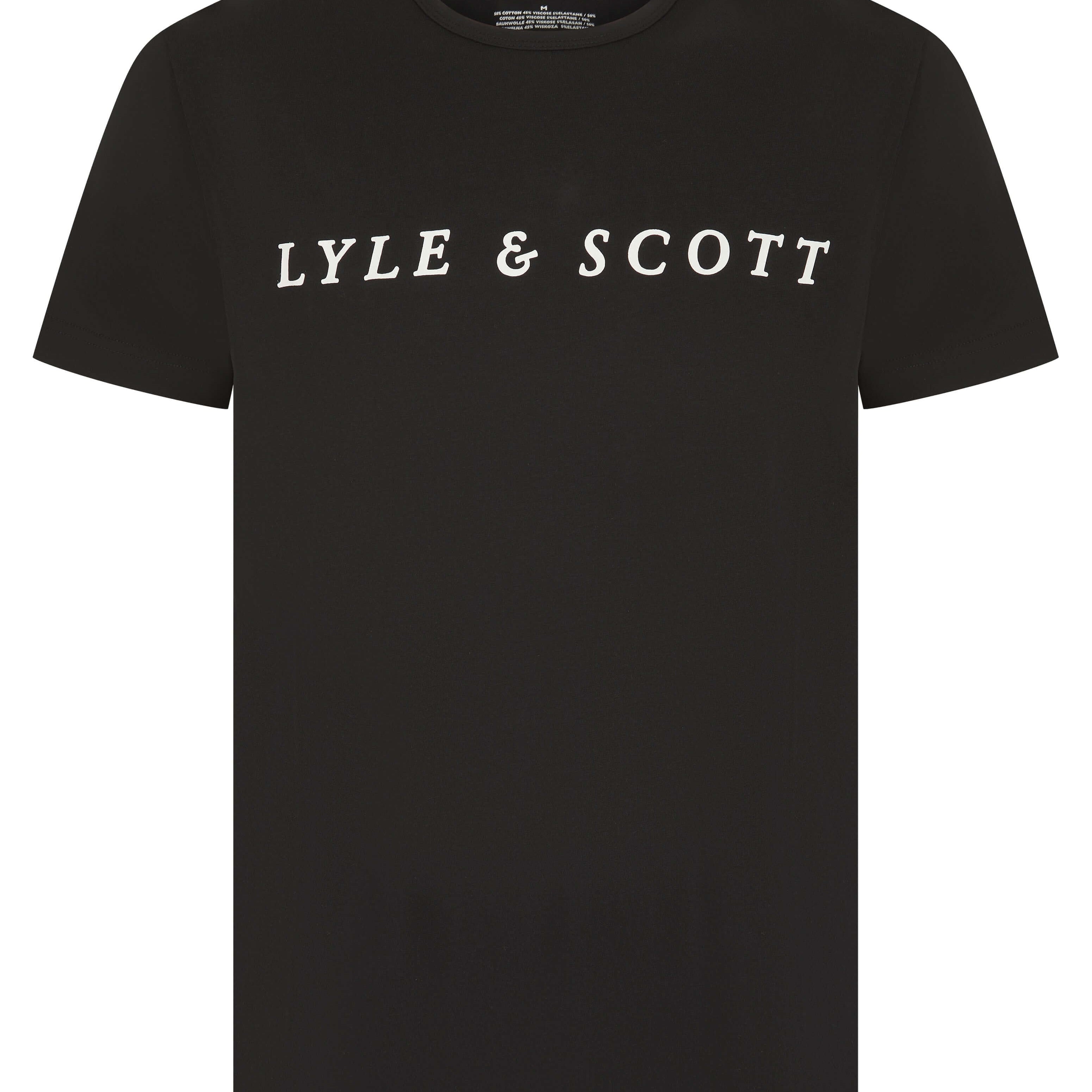 Lyle & Scott Oakley Shorts Lounge Set - Black