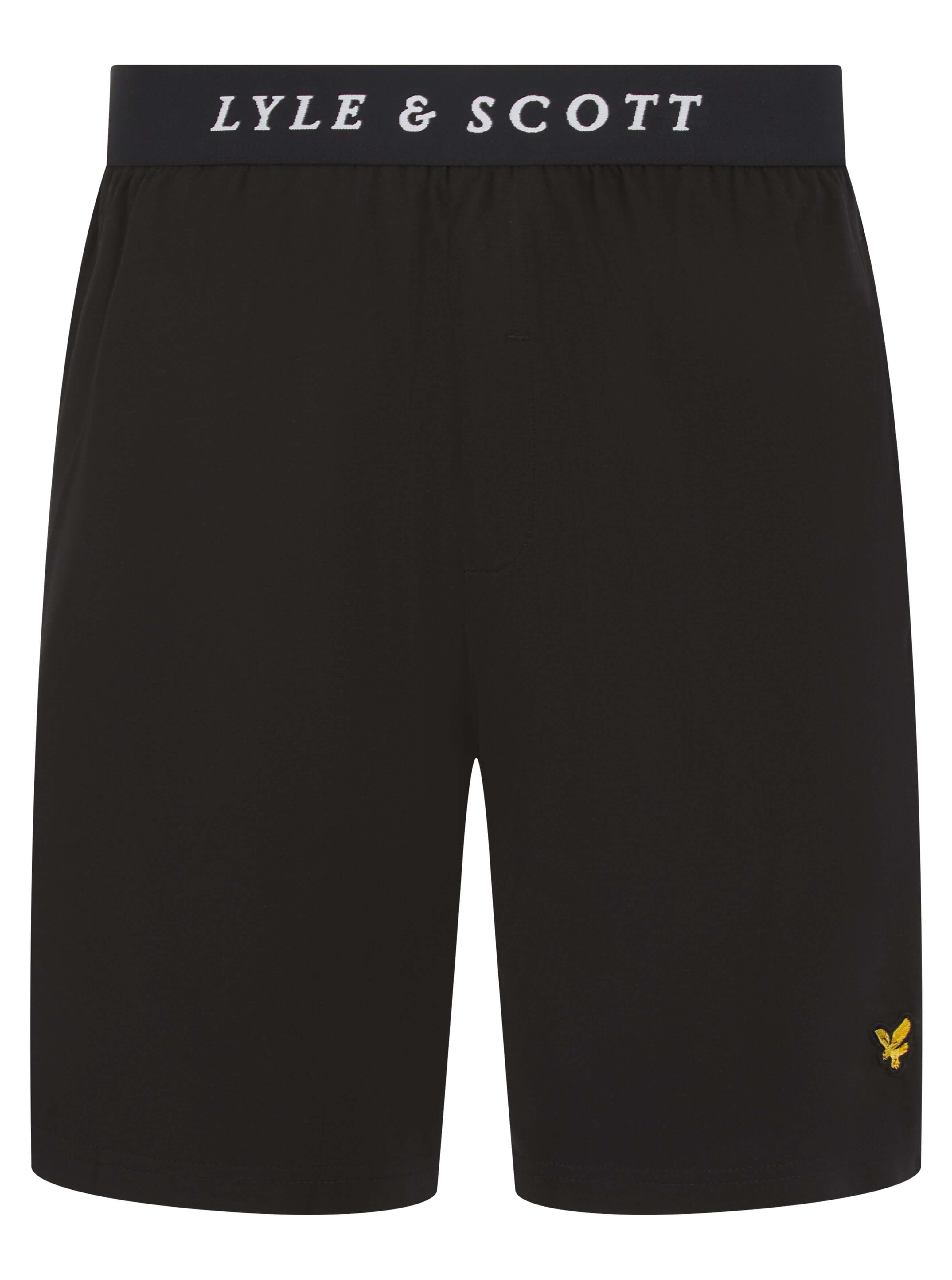 Lyle & Scott Oakley Shorts Lounge Set - Black
