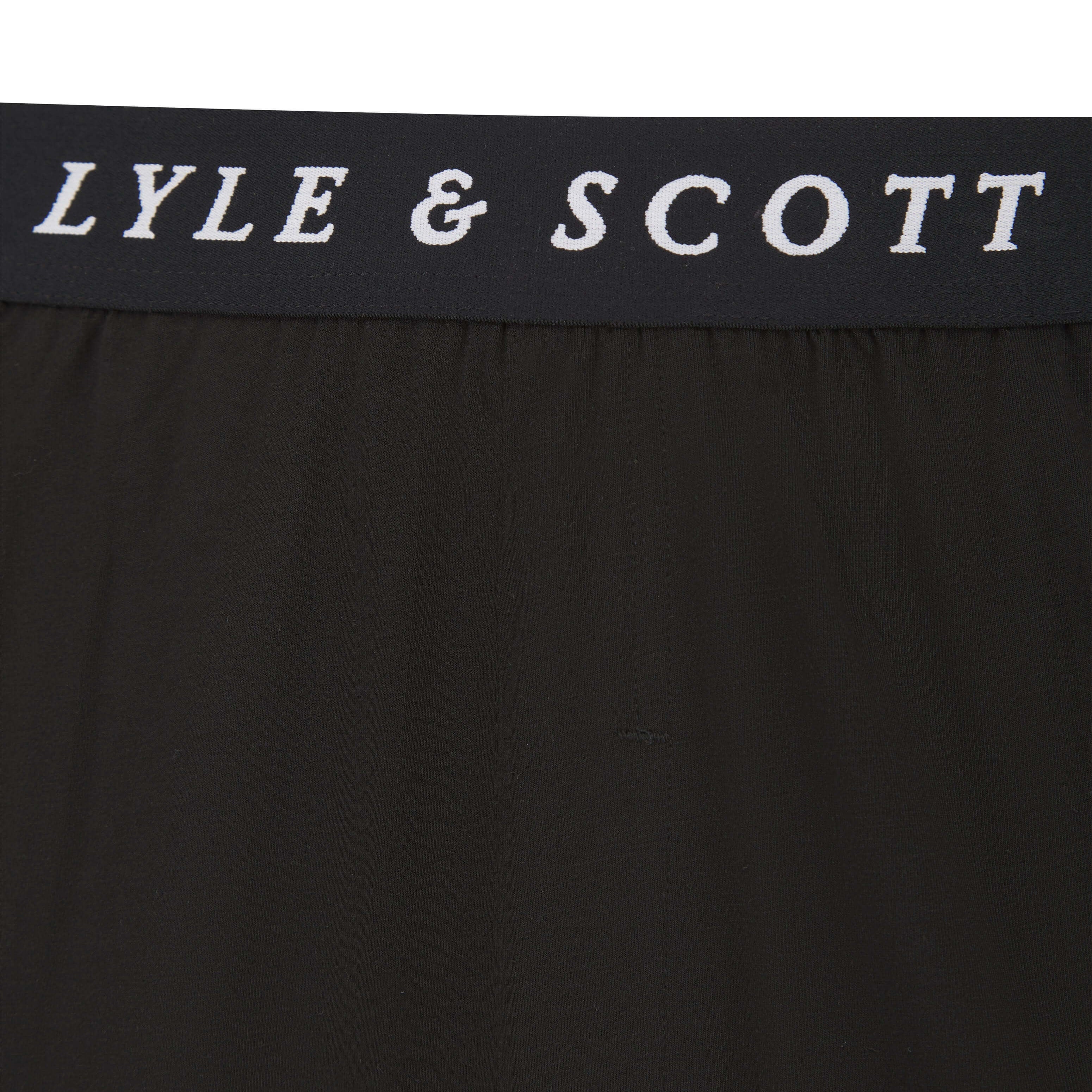 Lyle & Scott Oakley Shorts Lounge Set - Black