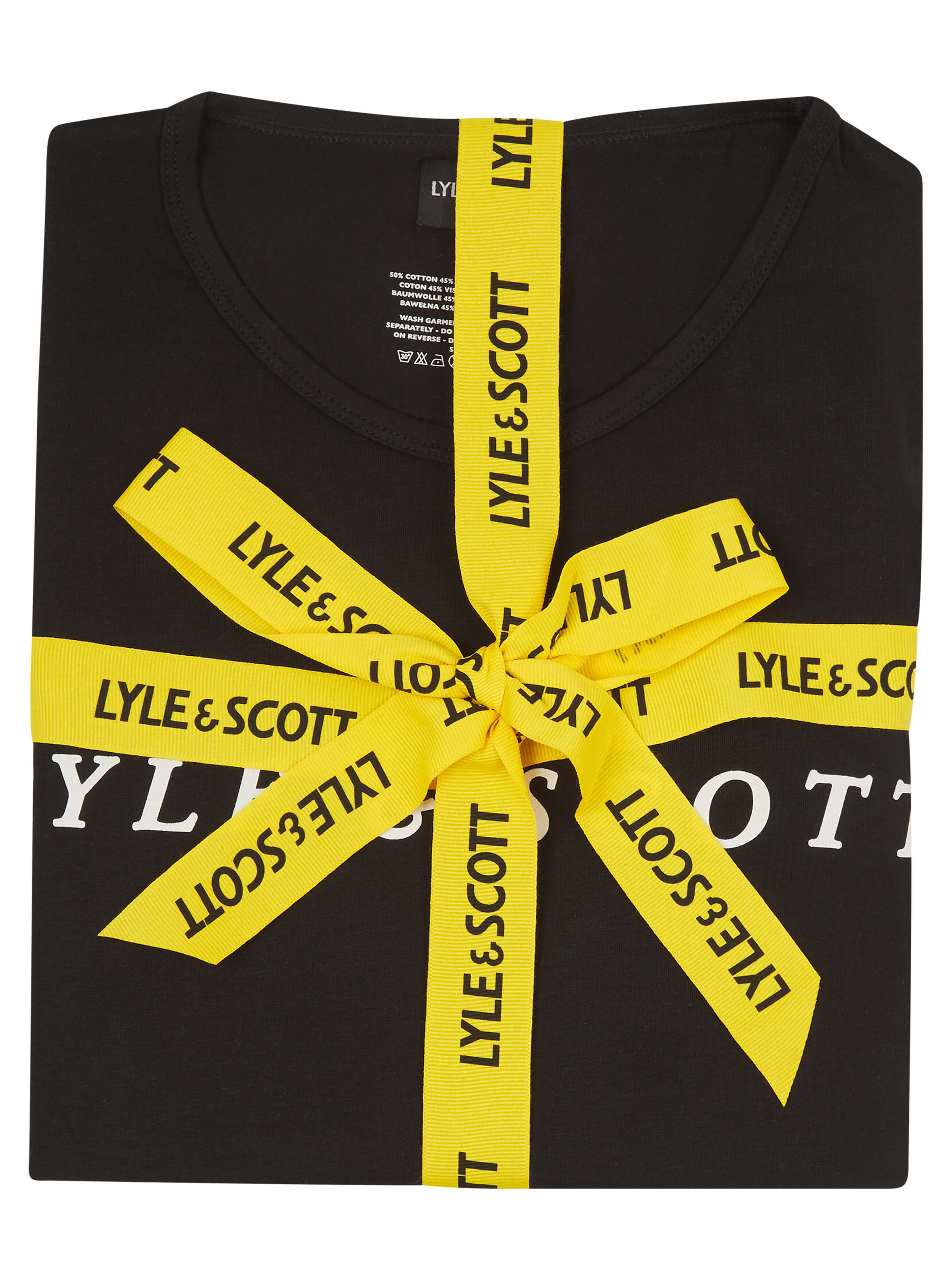 Lyle & Scott Oakley Shorts Lounge Set - Black