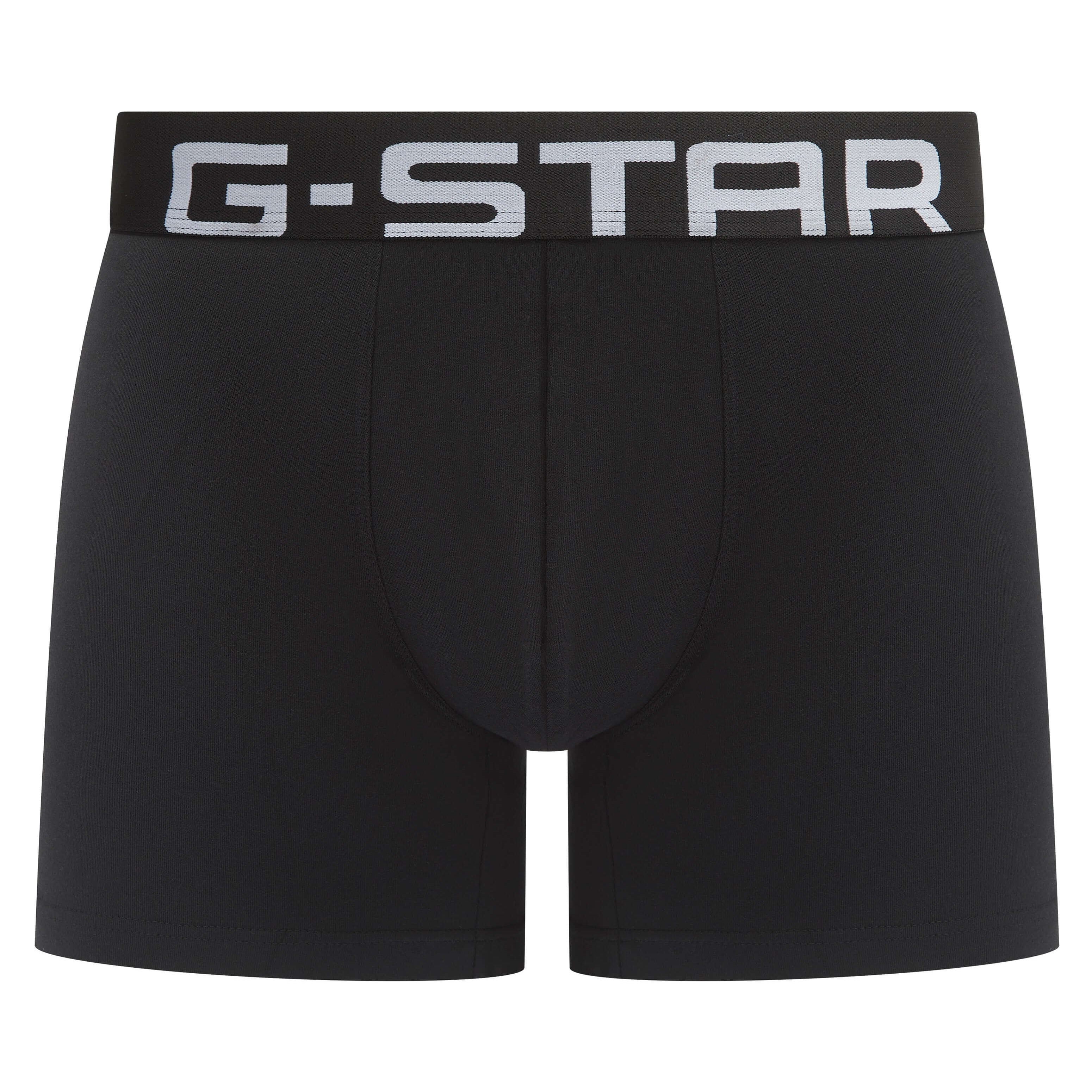 G-Star Men’s 3 Pack Cotton Stretch Oak Trunks – Black
