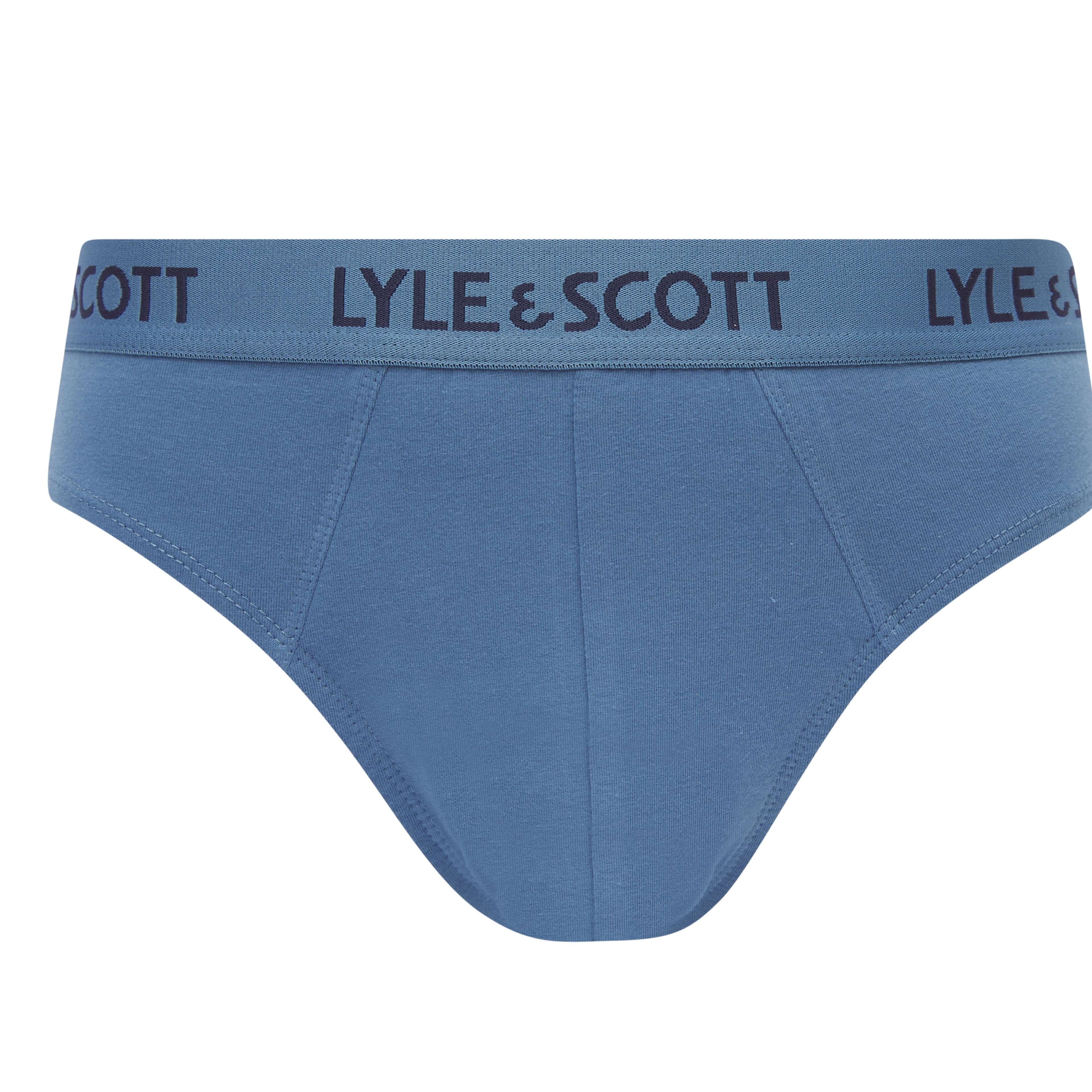 Lyle & Scott 3 Pack Owen Men's Briefs - Blues
