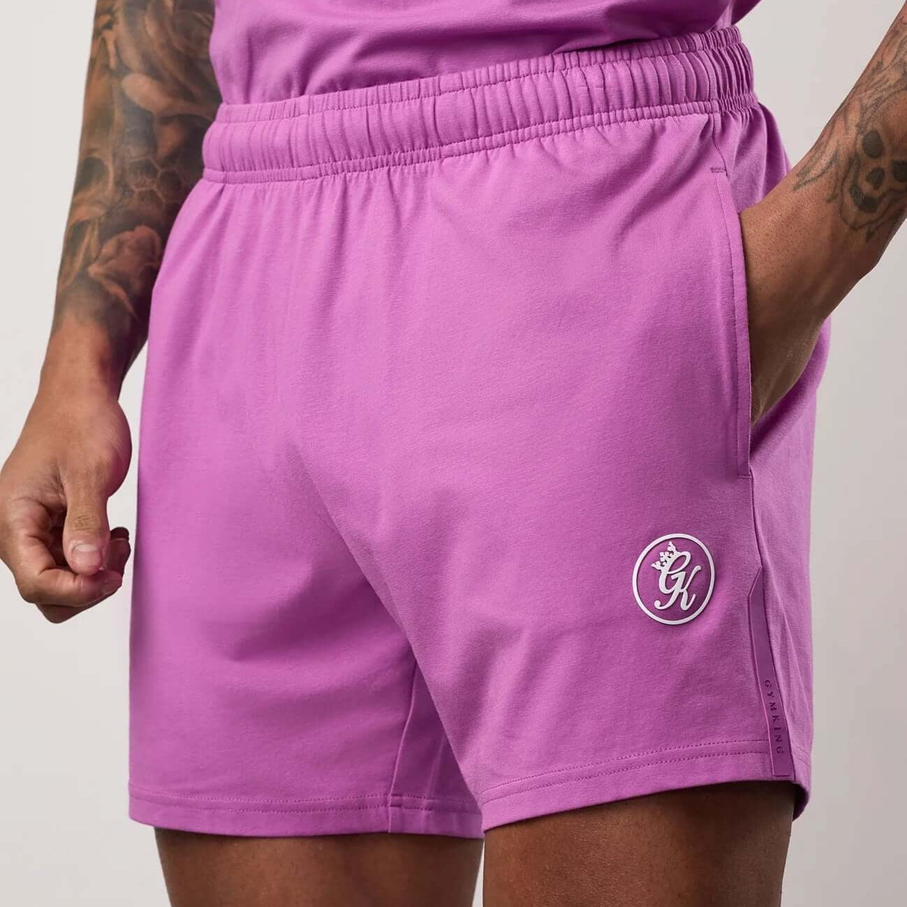 Gym King Pro Jersey Short - Orchid