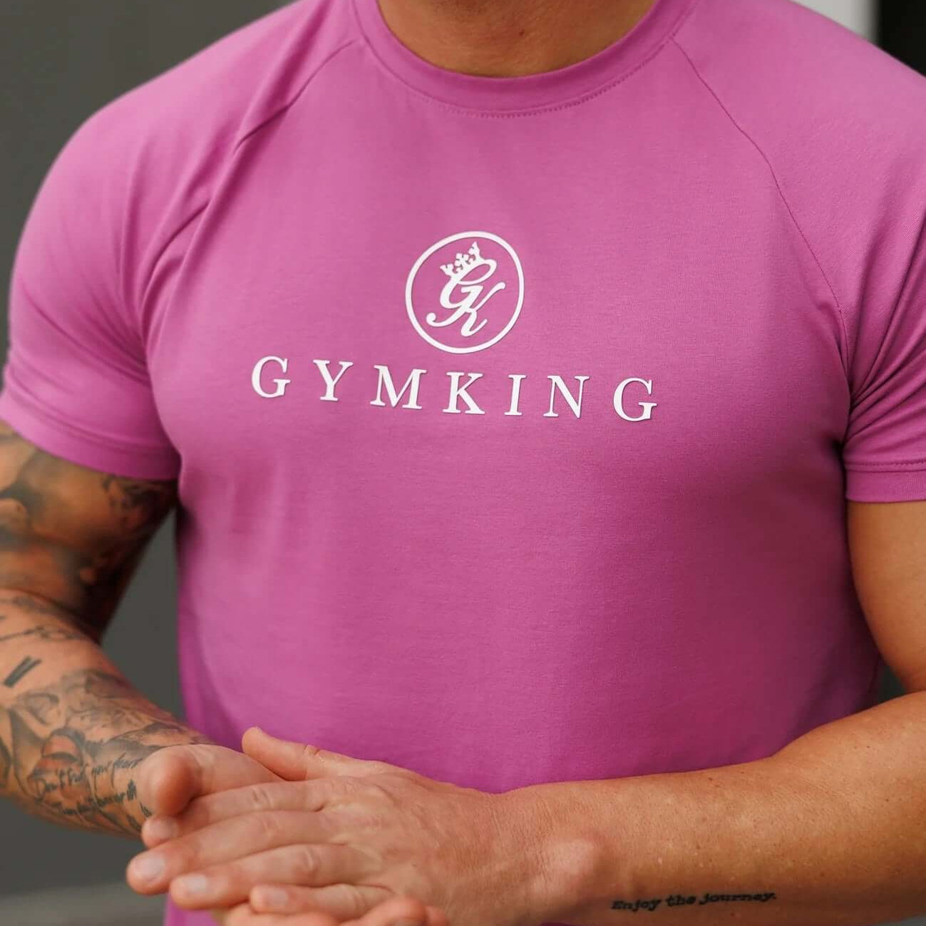Gym King Pro Jersey Tee - Orchid