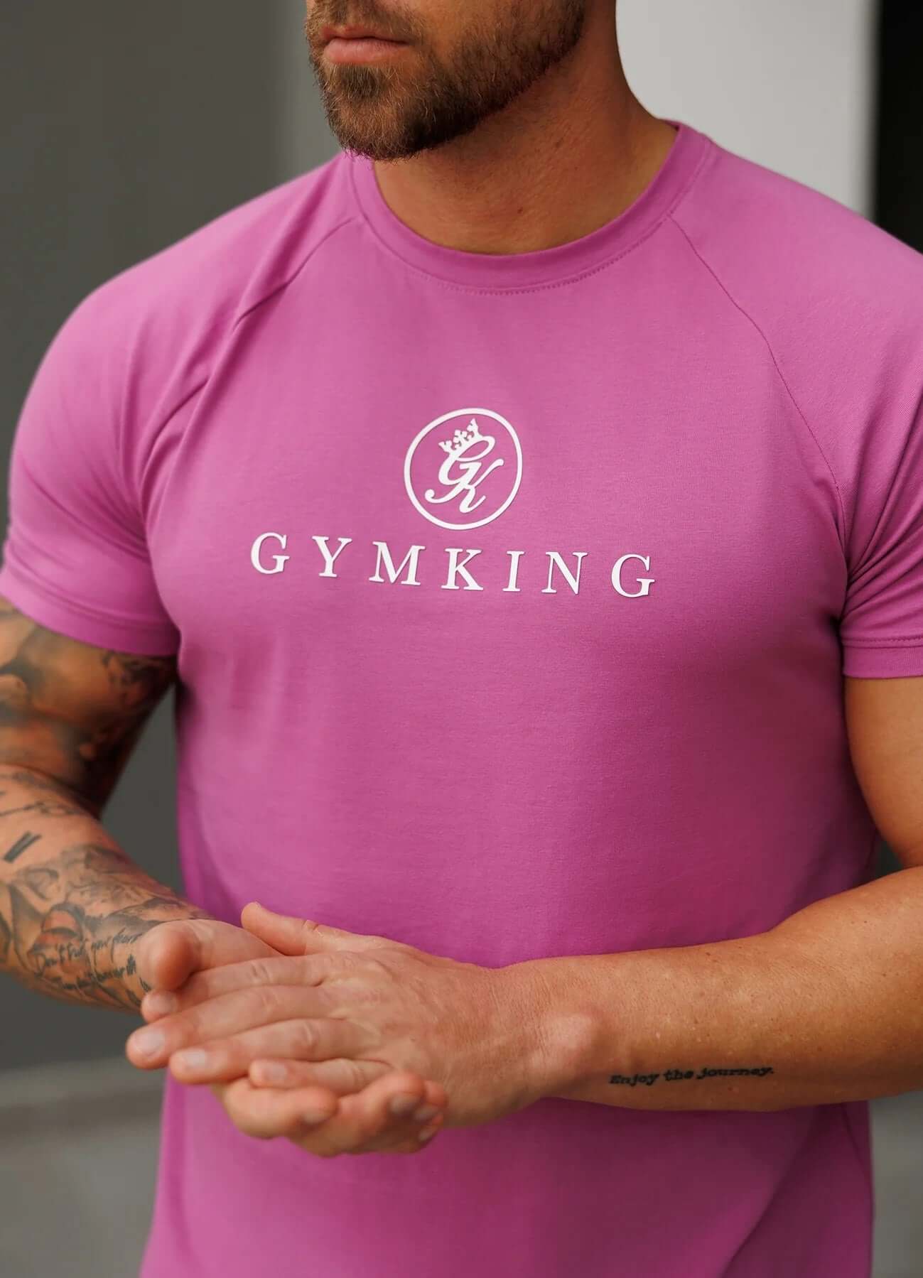 Gym King Pro Jersey Tee - Orchid
