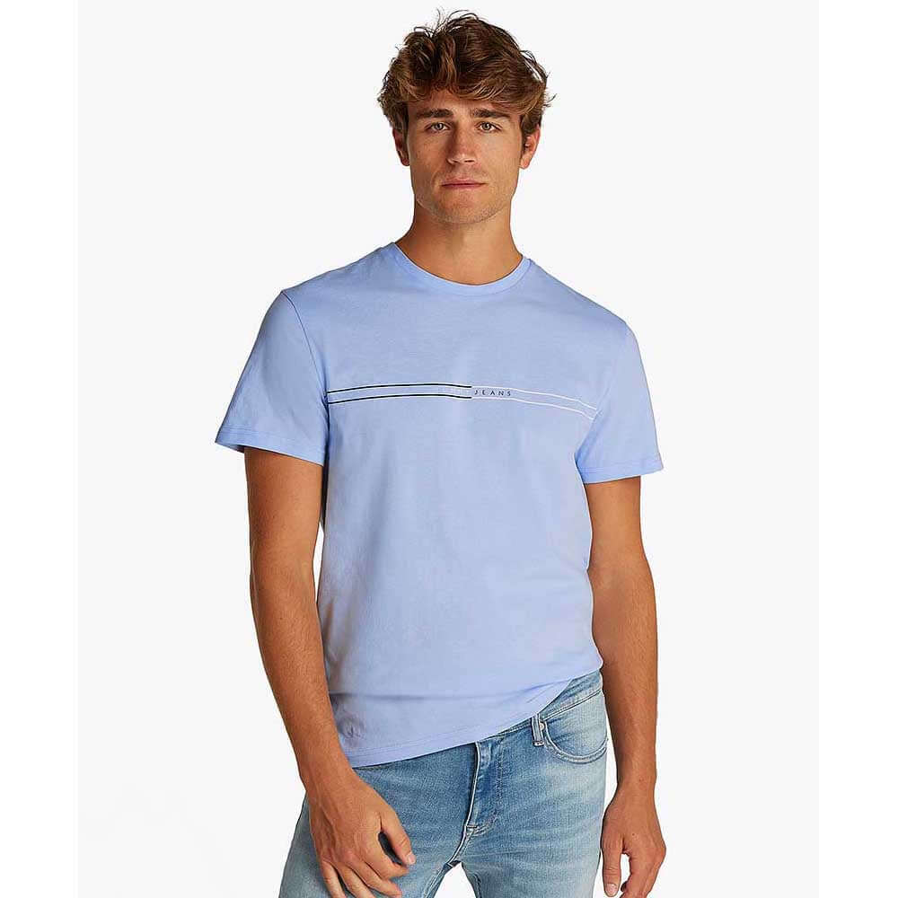 Tommy Jeans Slim Entry Graphic T-Shirt - Light Blue