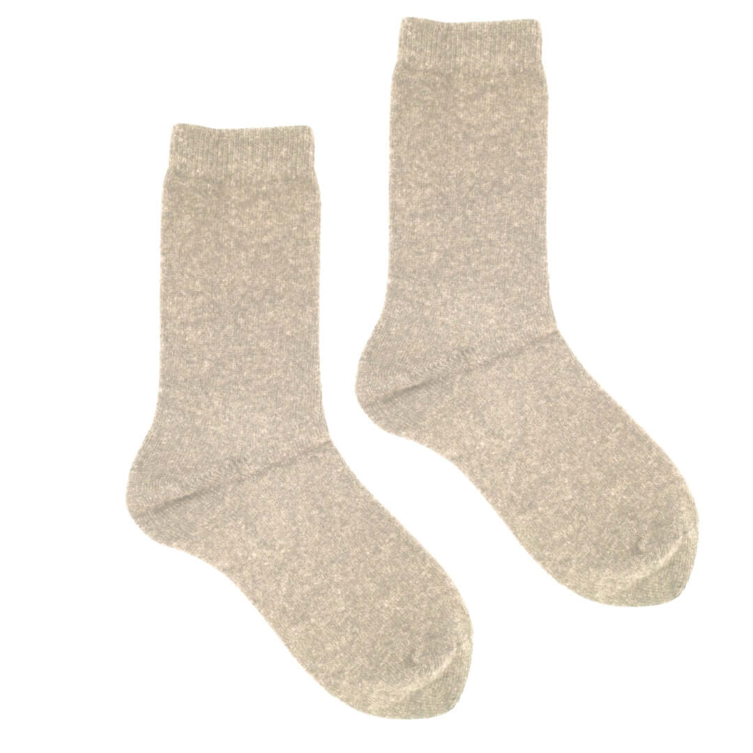 KLUE Merino Wool Socks – Beige | Soft, Breathable & Durable