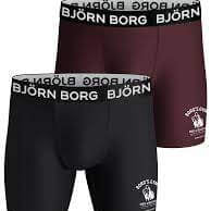 Björn Borg Performance Boxer 2 Pack - Black / Red