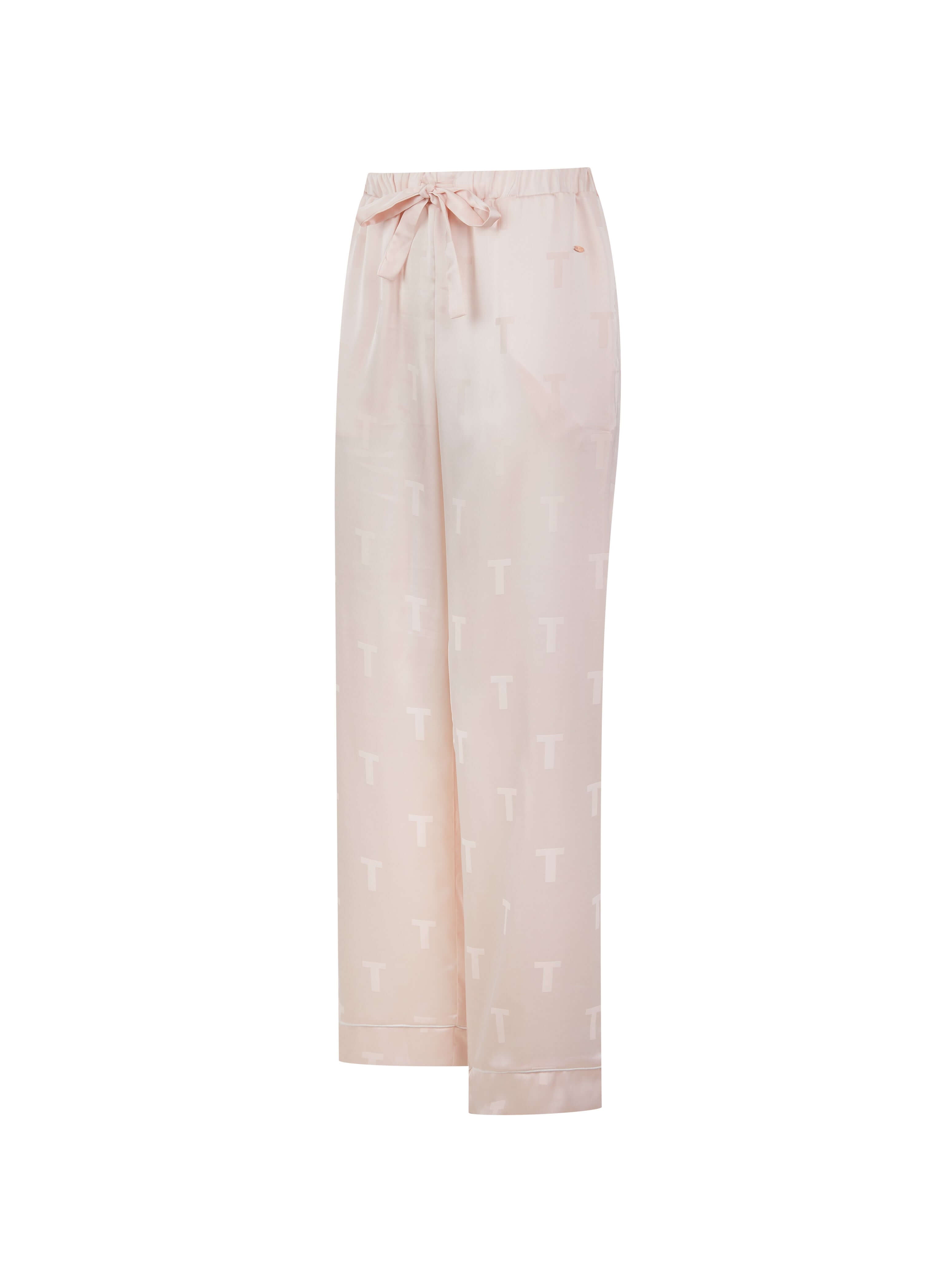 Ted Baker Peggy Satin Traditional Pyjama Set – Pink Dogwood