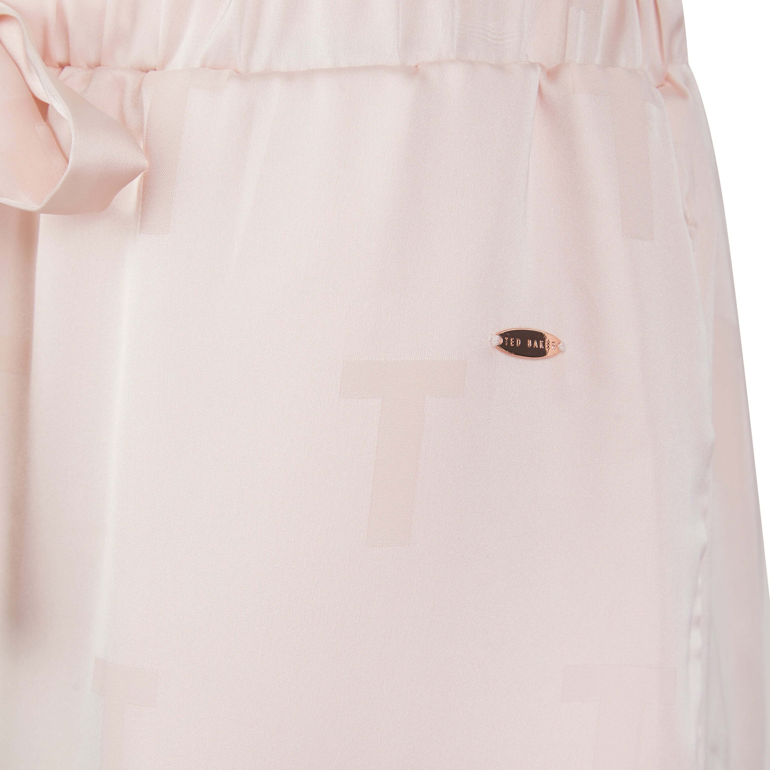 Ted Baker Peggy Satin Traditional Pyjama Set – Pink Dogwood