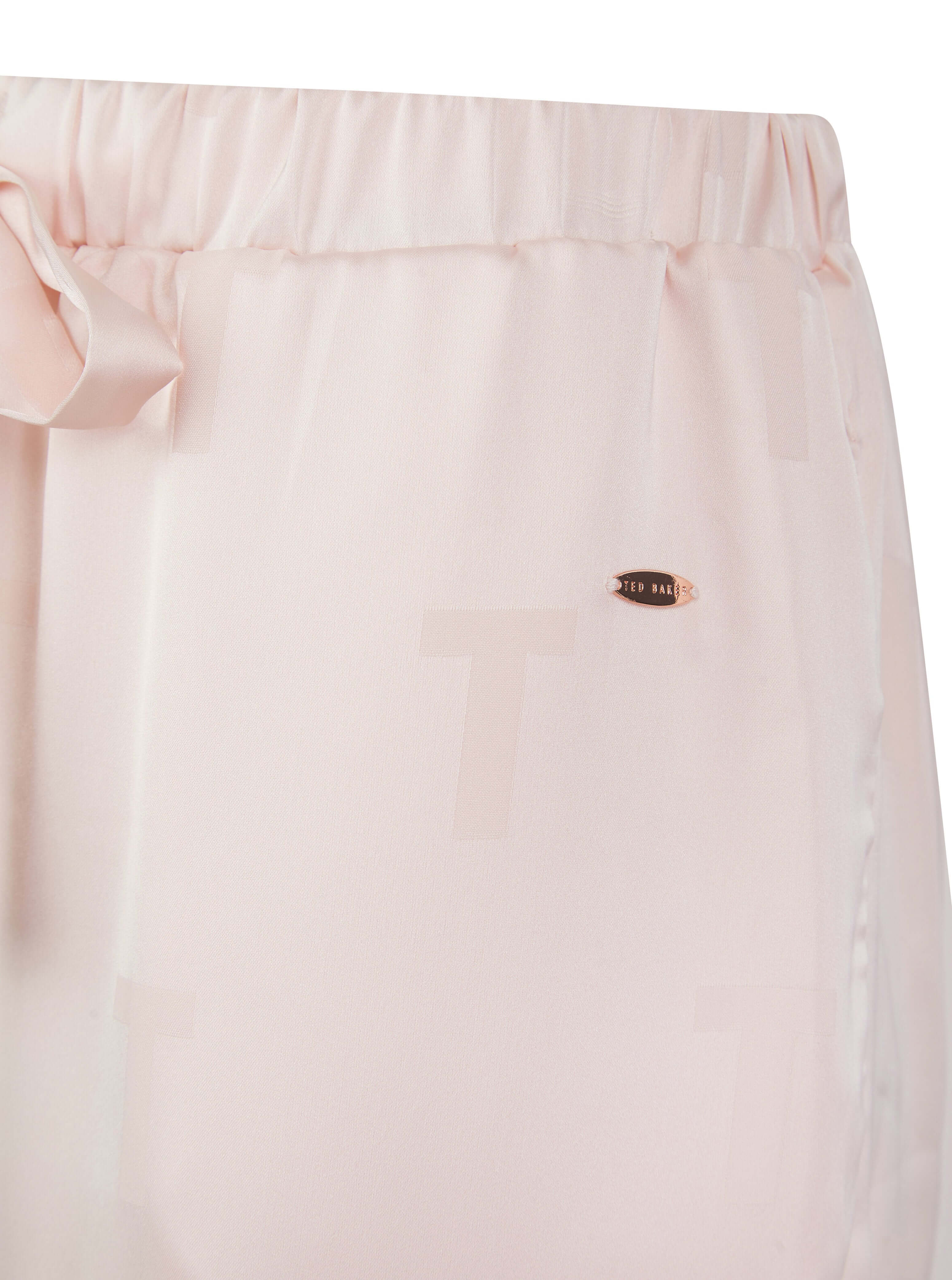 Ted Baker Peggy Satin Traditional Pyjama Set – Pink Dogwood
