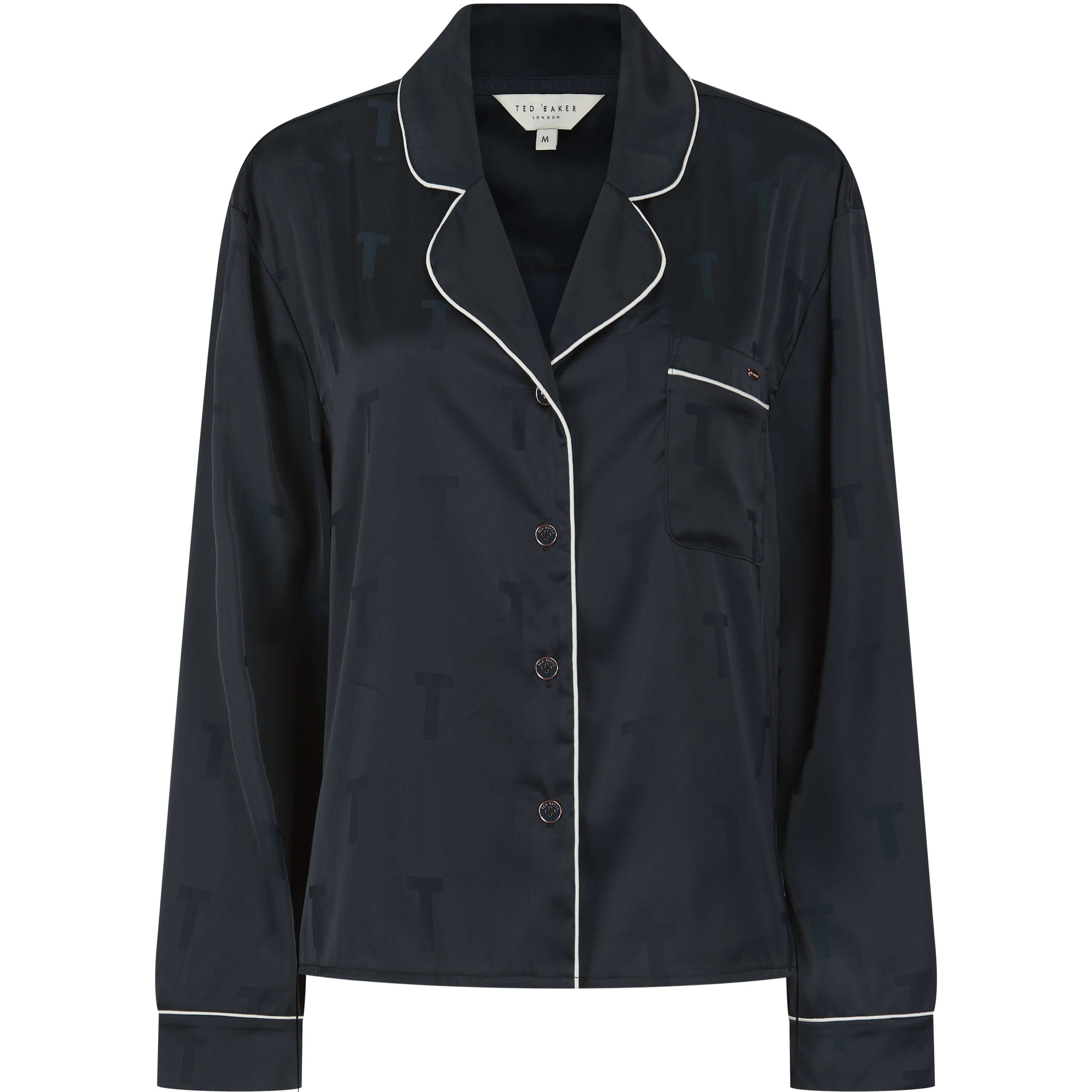 Ted Baker Peggy Satin Traditional Women’s Pyjama Set – After Midnight