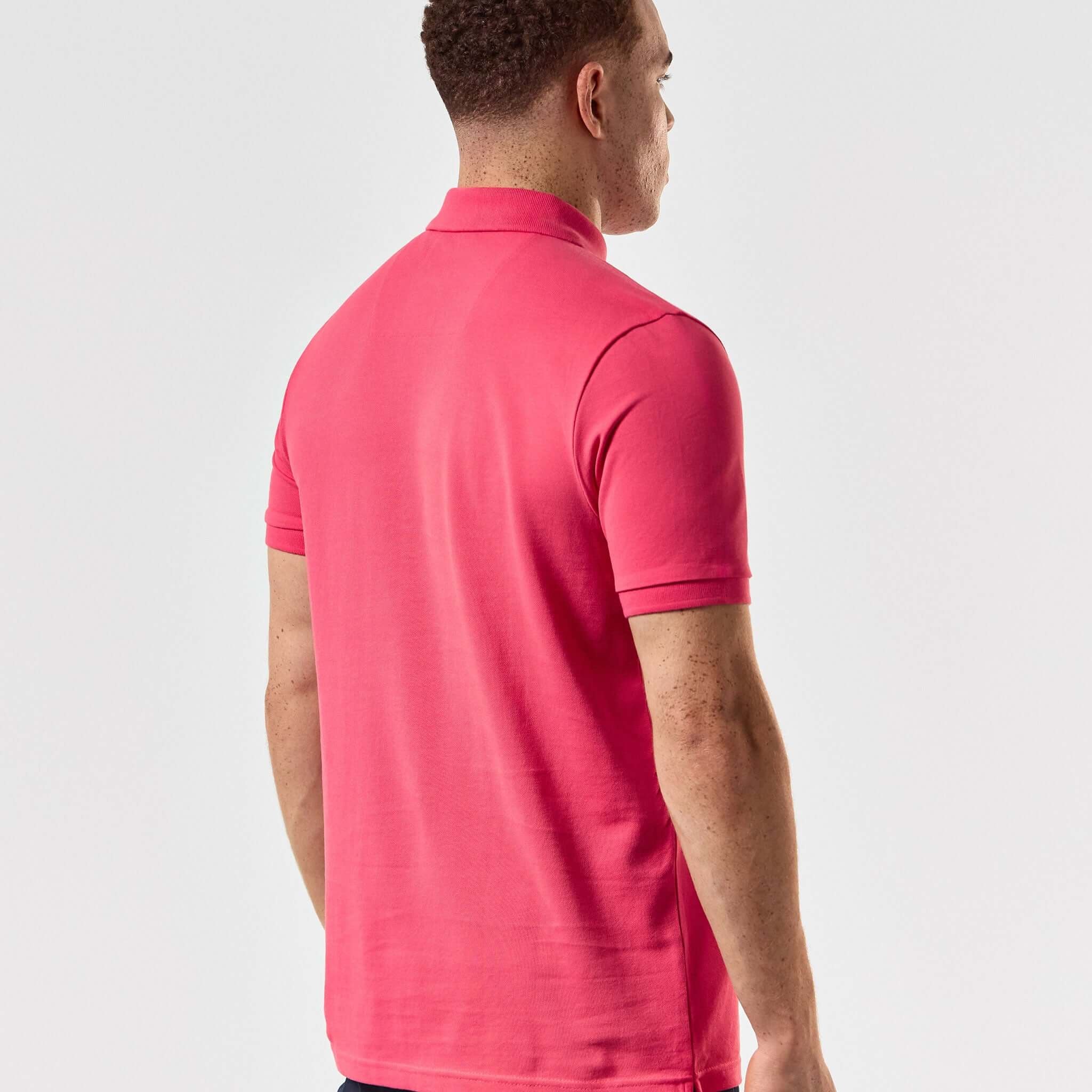 Weekend Offender Caneiros Polo Shirt - Anthurium Pink