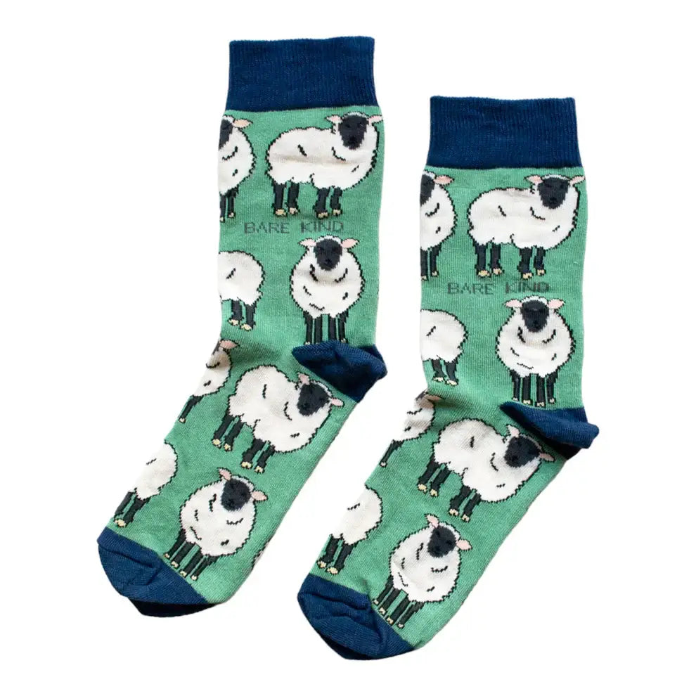 Bare Kind Save the Sheep Bamboo Socks | Eco-Friendly Charity Gift Socks