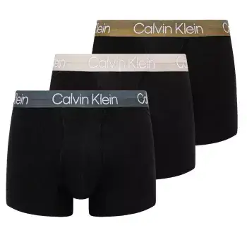 Calvin Klein 3 Pack Modern Structure Trunk - Black - Multi