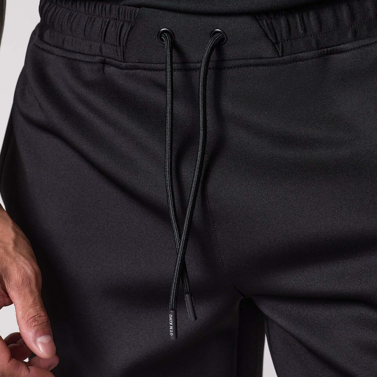 Gym King Core Plus Poly Short - Black