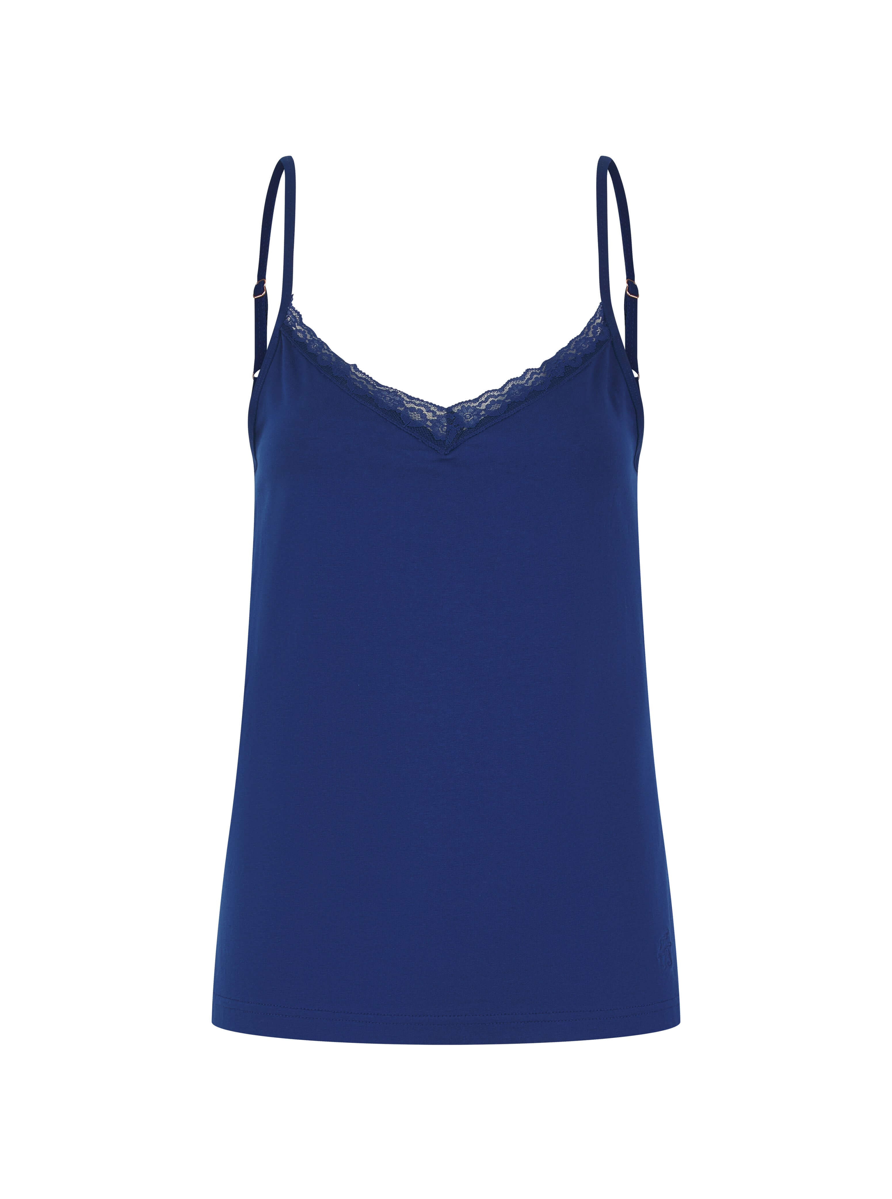 Ted Baker Quinn 2-Pack Camisole Tops – Blue & Grey Marl Cami