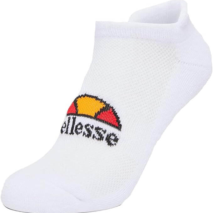 Ellesse Rebi Trainer Liner Socks (3 Pack) - White | Everyday Comfort