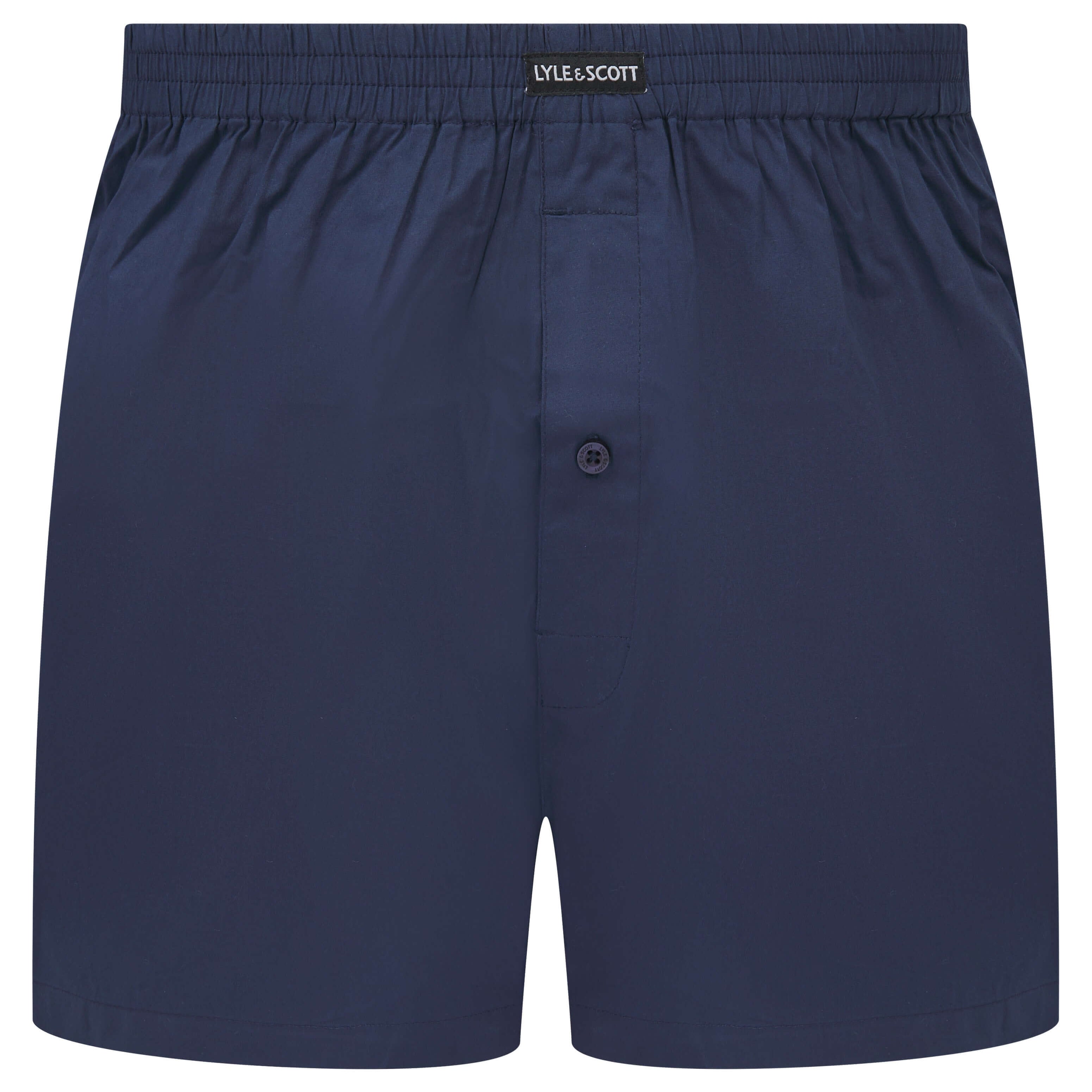 Lyle & Scott 3 Pack Men's Robinson Woven Boxers - Check / Peacoat / AOP