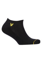 Lyle & Scott 5 Pack Ankle Socks - Black, Grey, White, Grey Marl