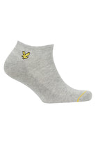 Lyle & Scott 5 Pack Ankle Socks - Black, Grey, White, Grey Marl