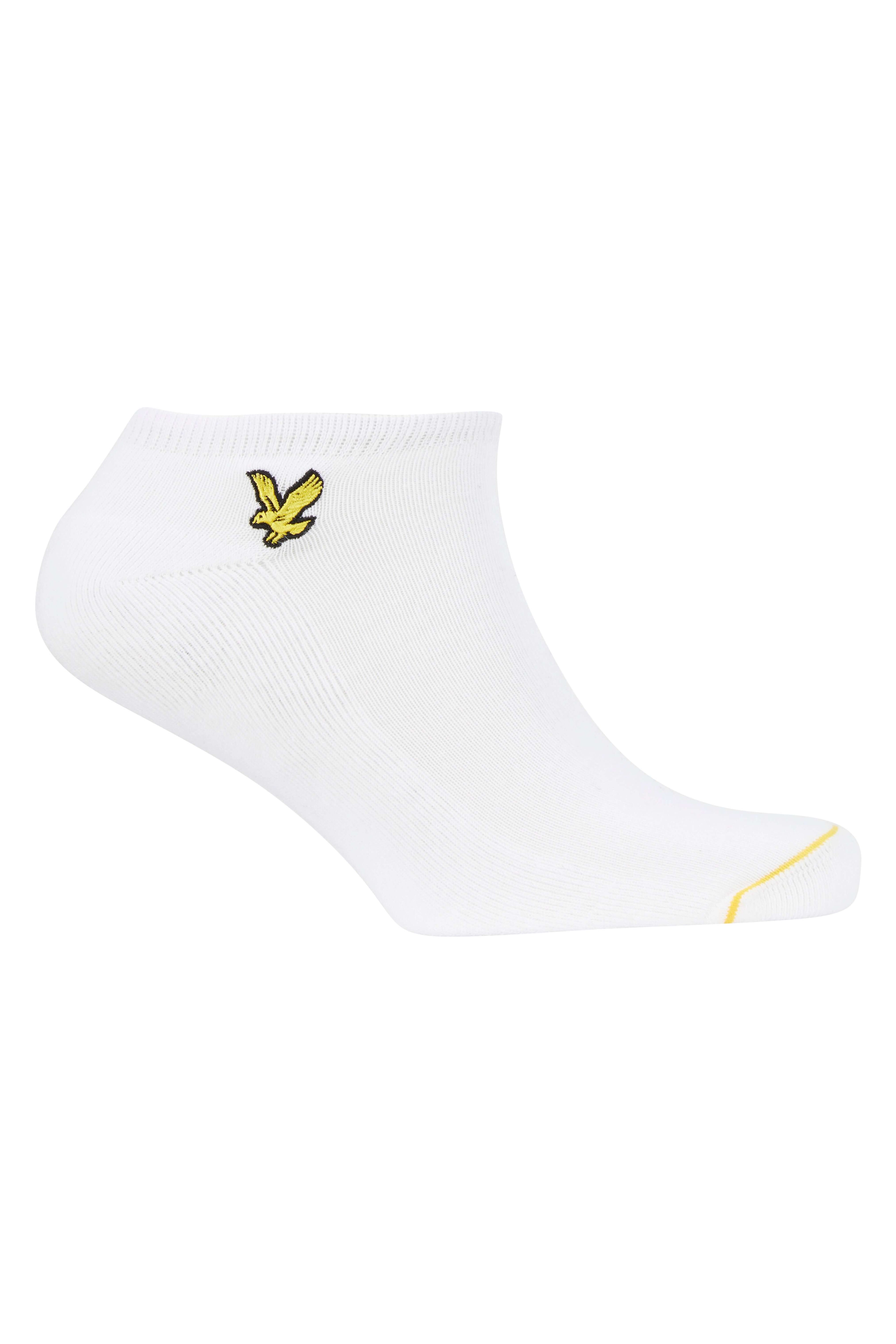 Lyle & Scott 5 Pack Ankle Socks - Black, Grey, White, Grey Marl