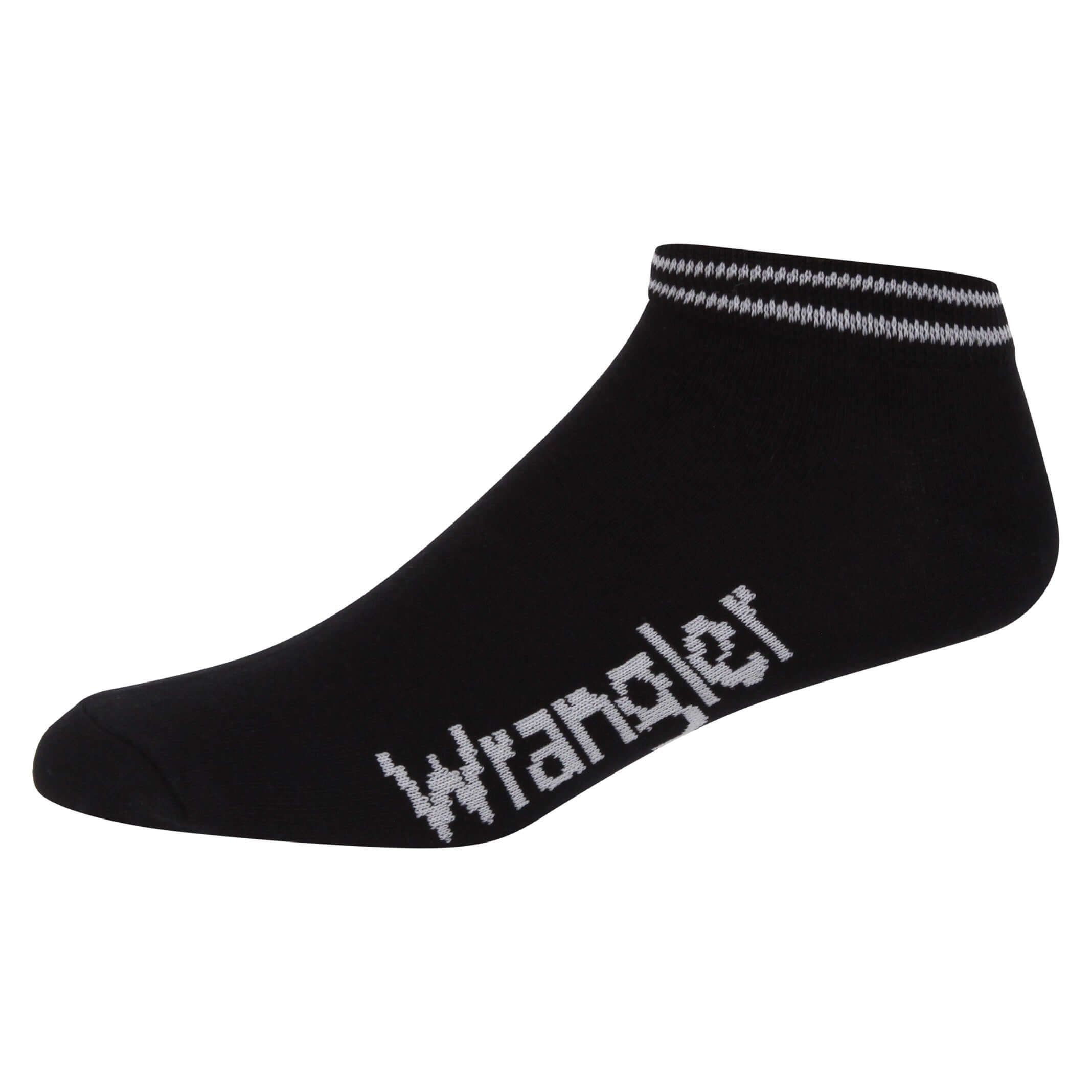 Wrangler 3 Pack Mens Trainer Liners DUFFY - Black