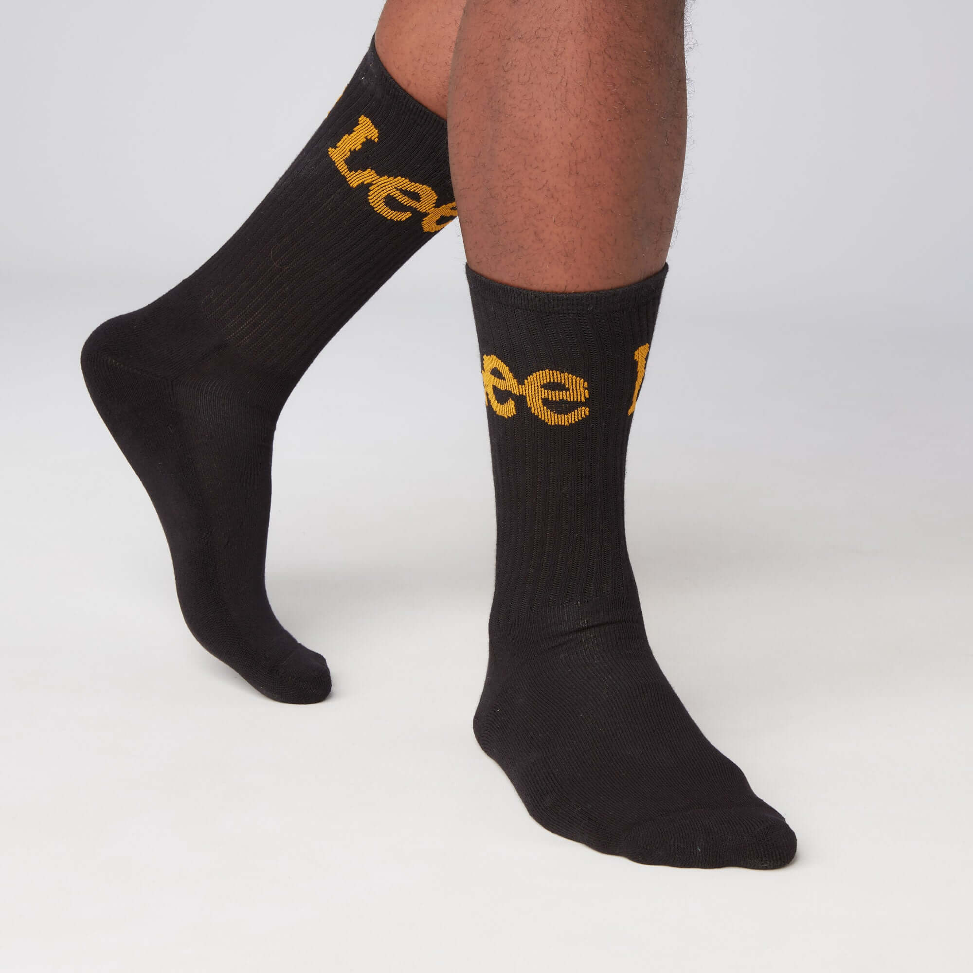 Lee Unisex 5 Pack Bisset Sport Socks – White, Charcoal, Black & Grey