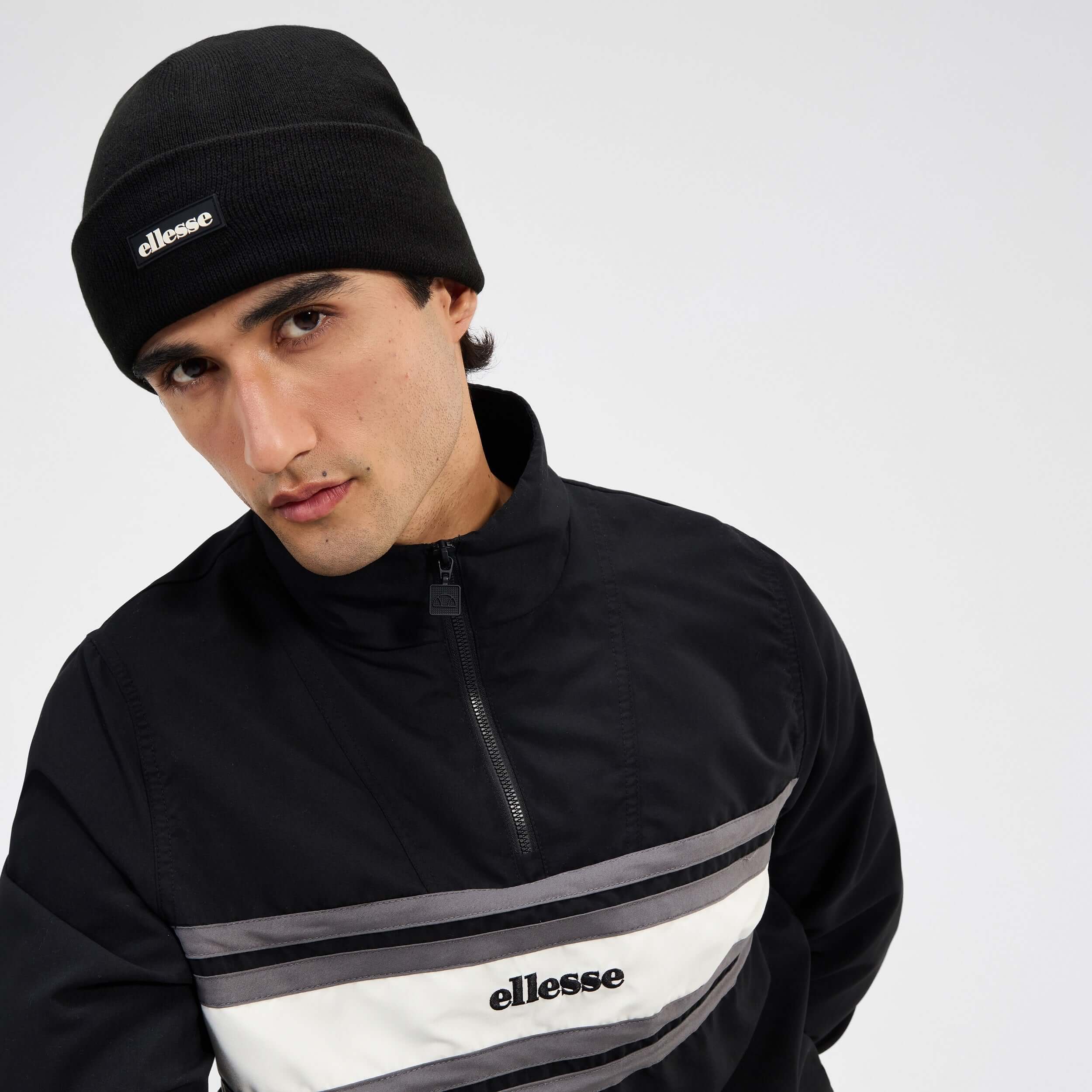 Ellesse Felixa Reversible Beanie- Black (One Size)