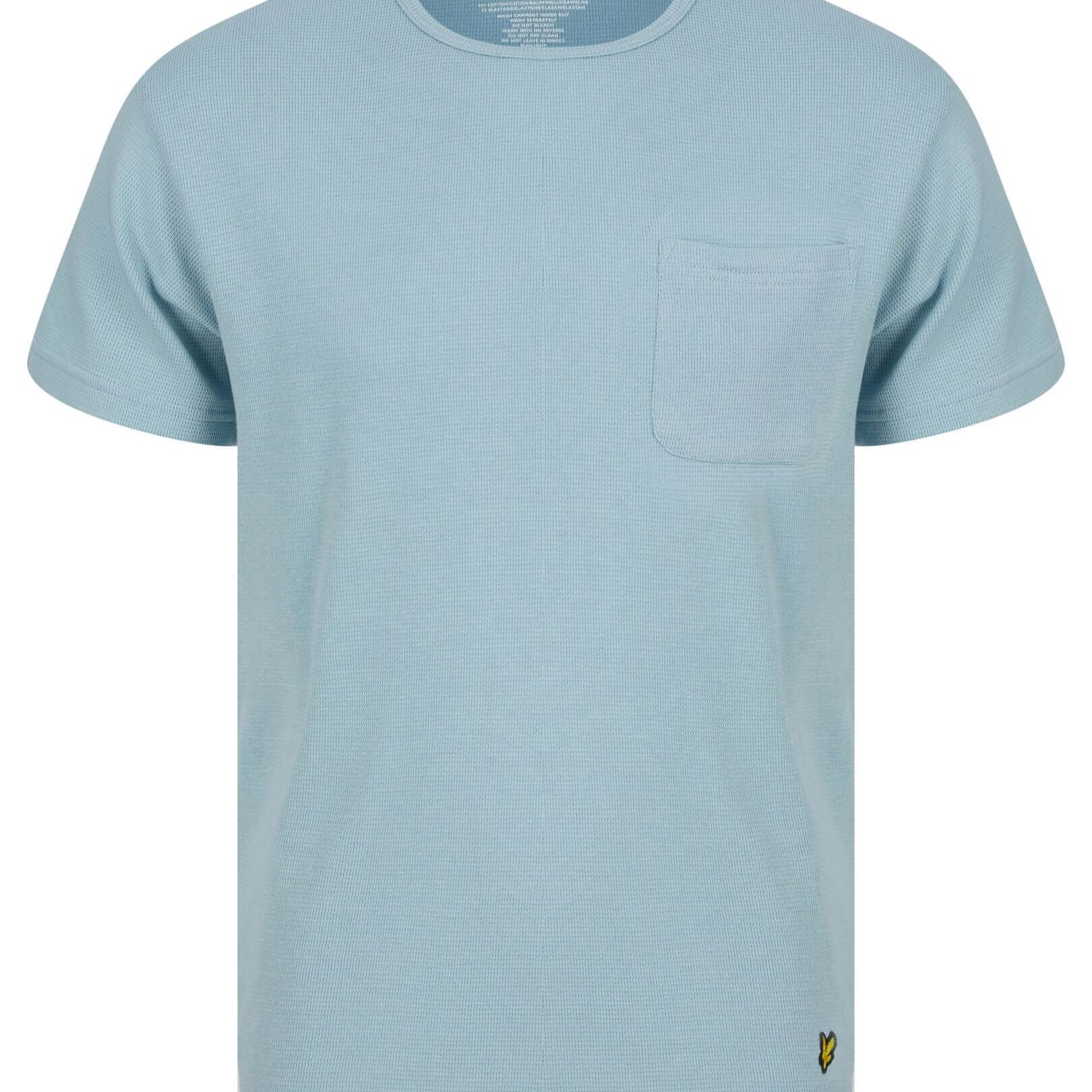 Lyle & Scott Shane Premium T-Shirt and Short Set - Chambray Blue