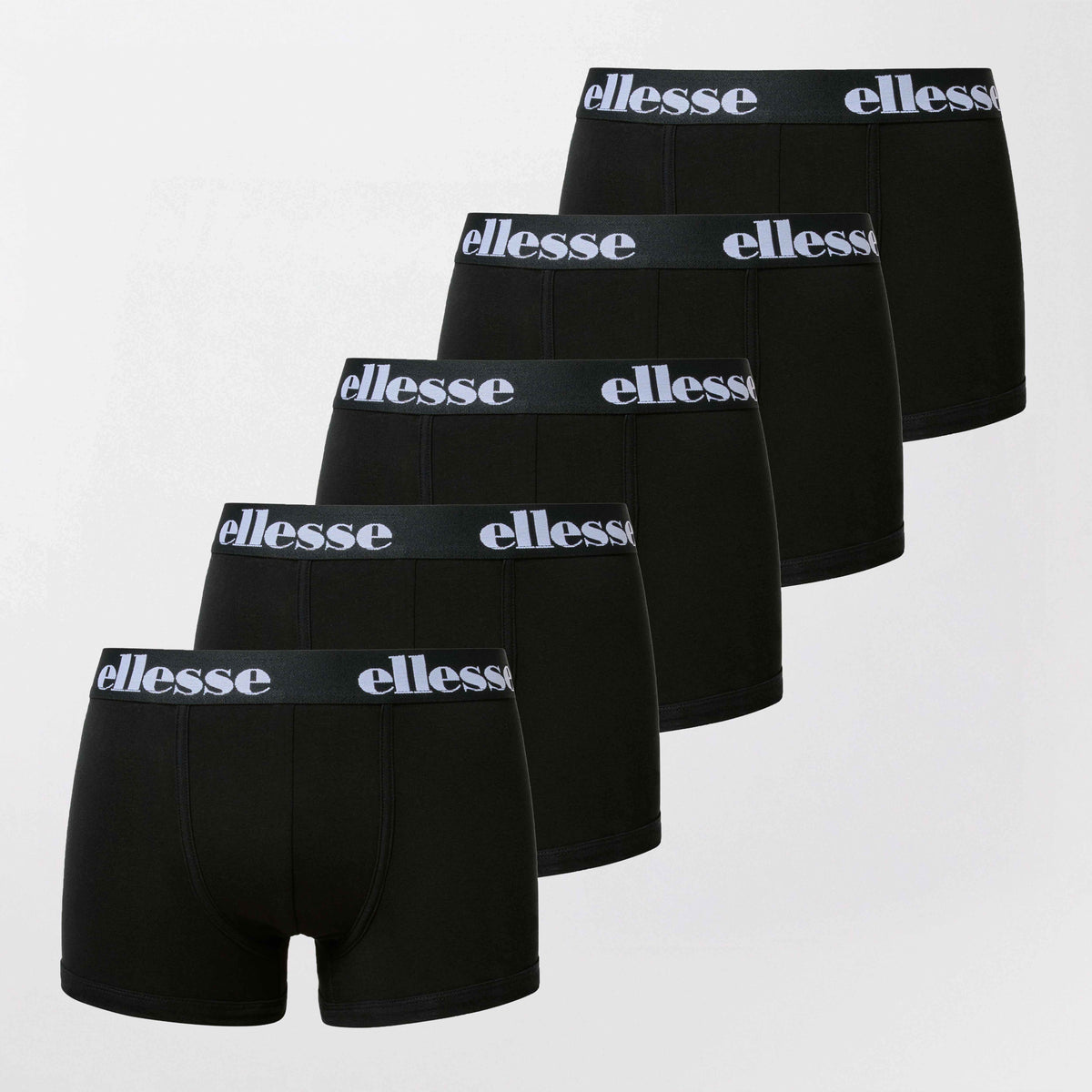 Ellesse Men's Nurra 5 Pack Trunks - Black