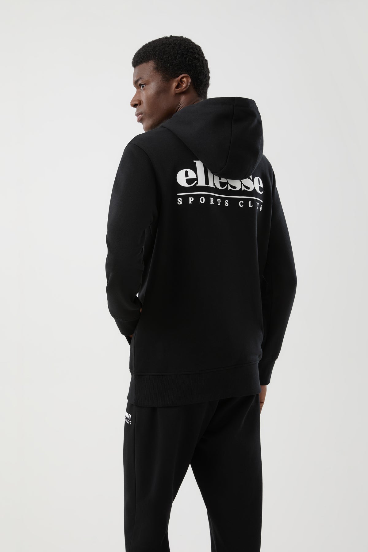 Ellesse Darrochi Hoodie in Black – alternate view