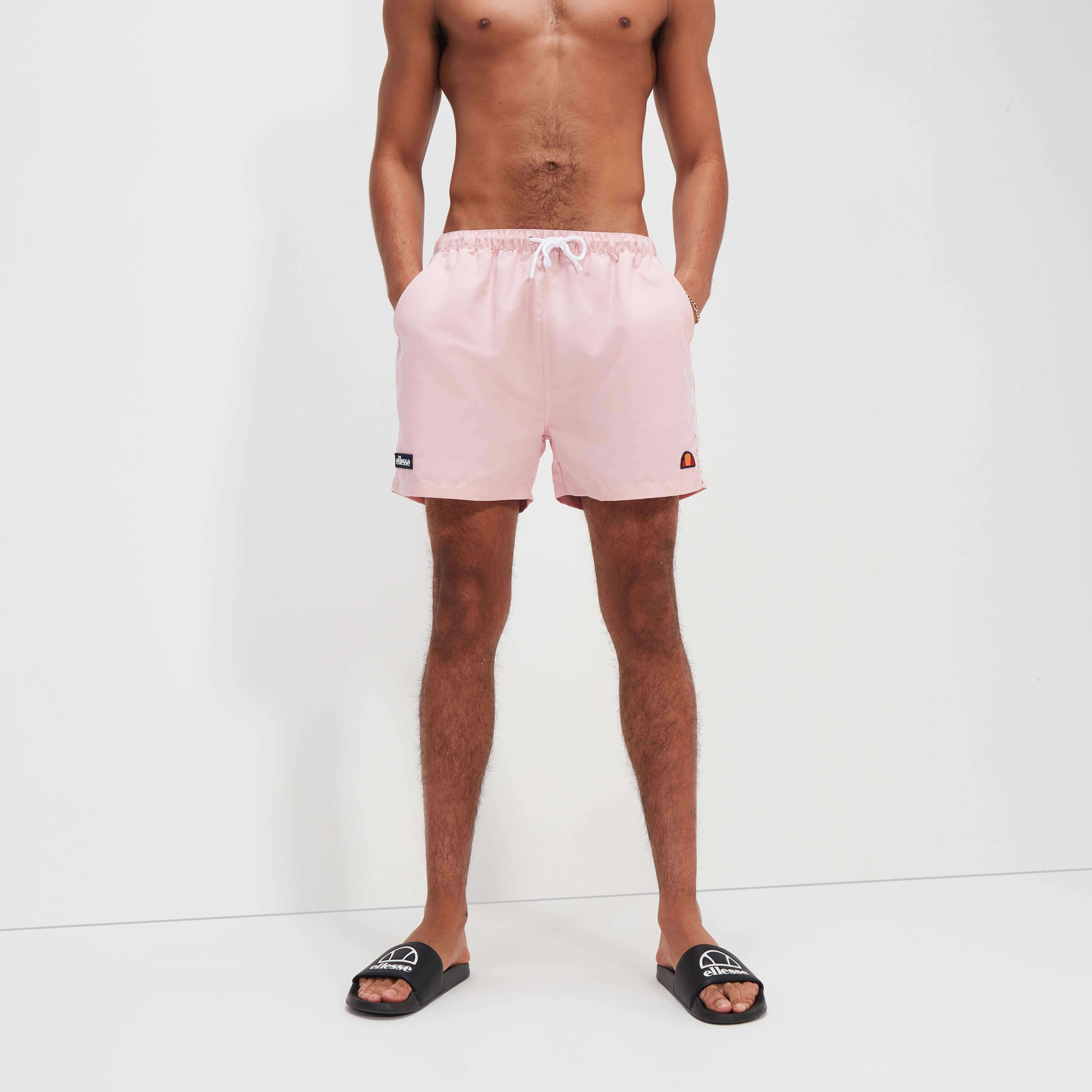 Ellesse Dem Slackers Swim Shorts - Light Pink / White