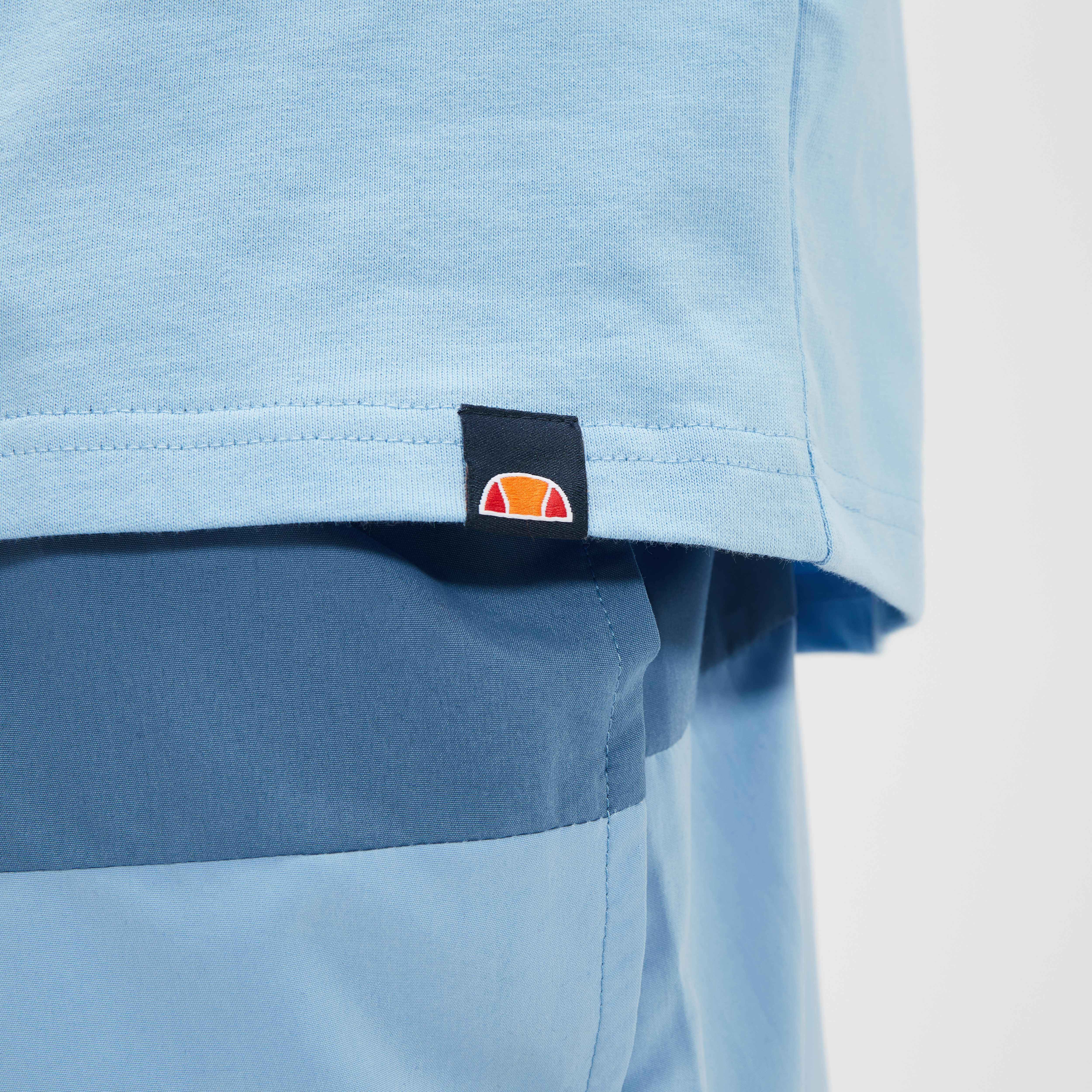 Ellesse Men's Venire Tee - Light Blue/Dark Blue T-Shirt