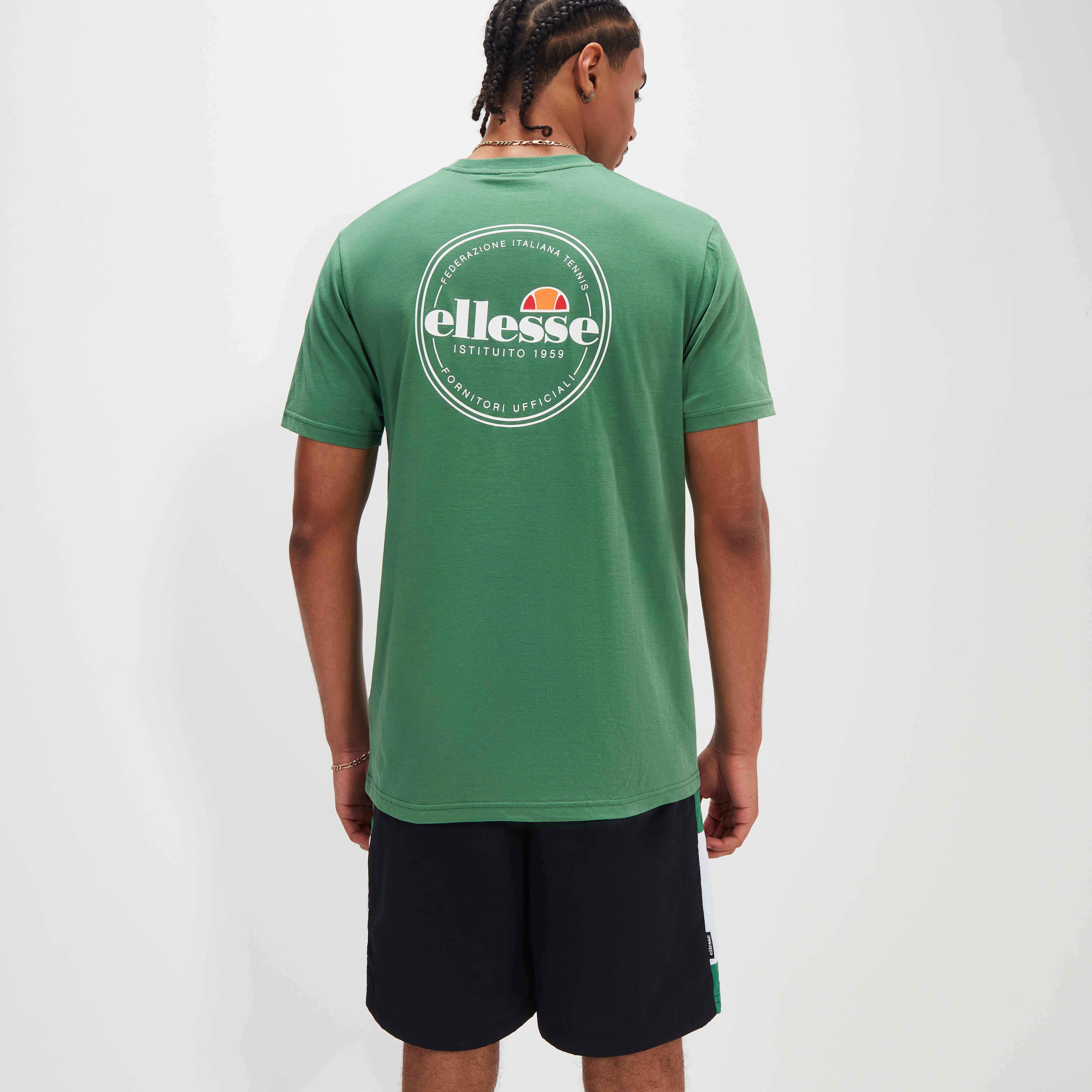 Ellesse Men's Liammo Tee - Green T-Shirt