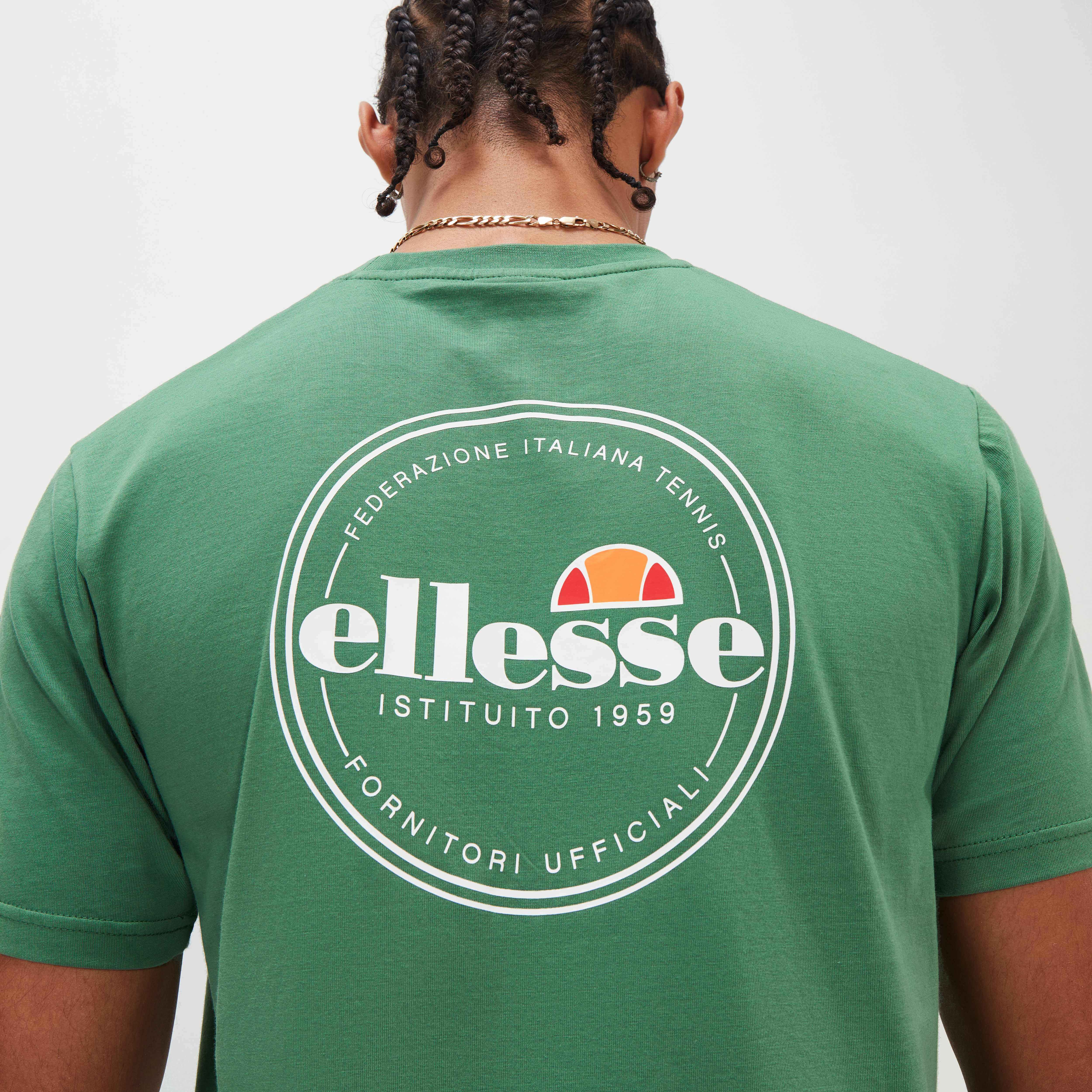 Ellesse Men's Liammo Tee - Green T-Shirt