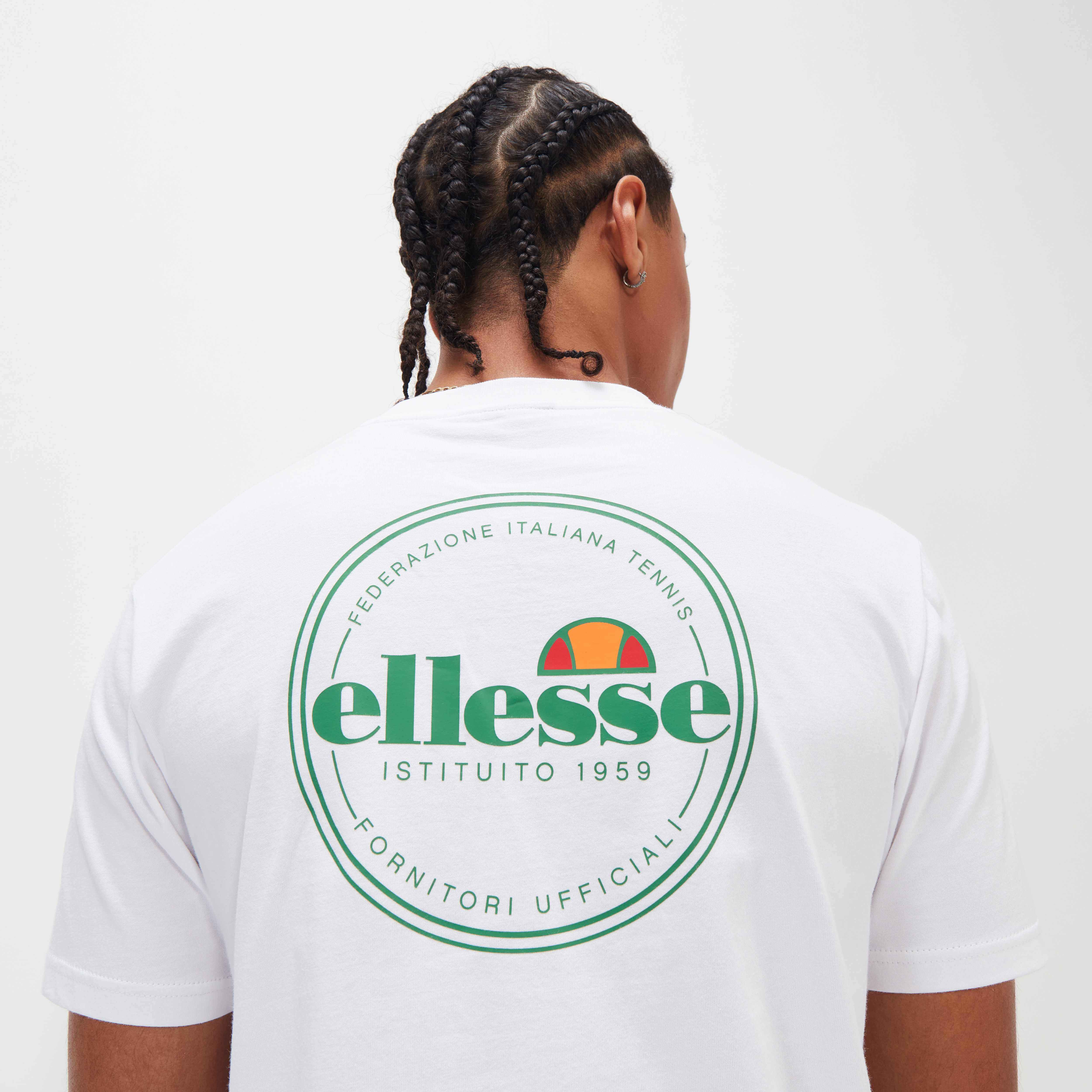 Ellesse Men's Liammo Tee - White T-Shirt