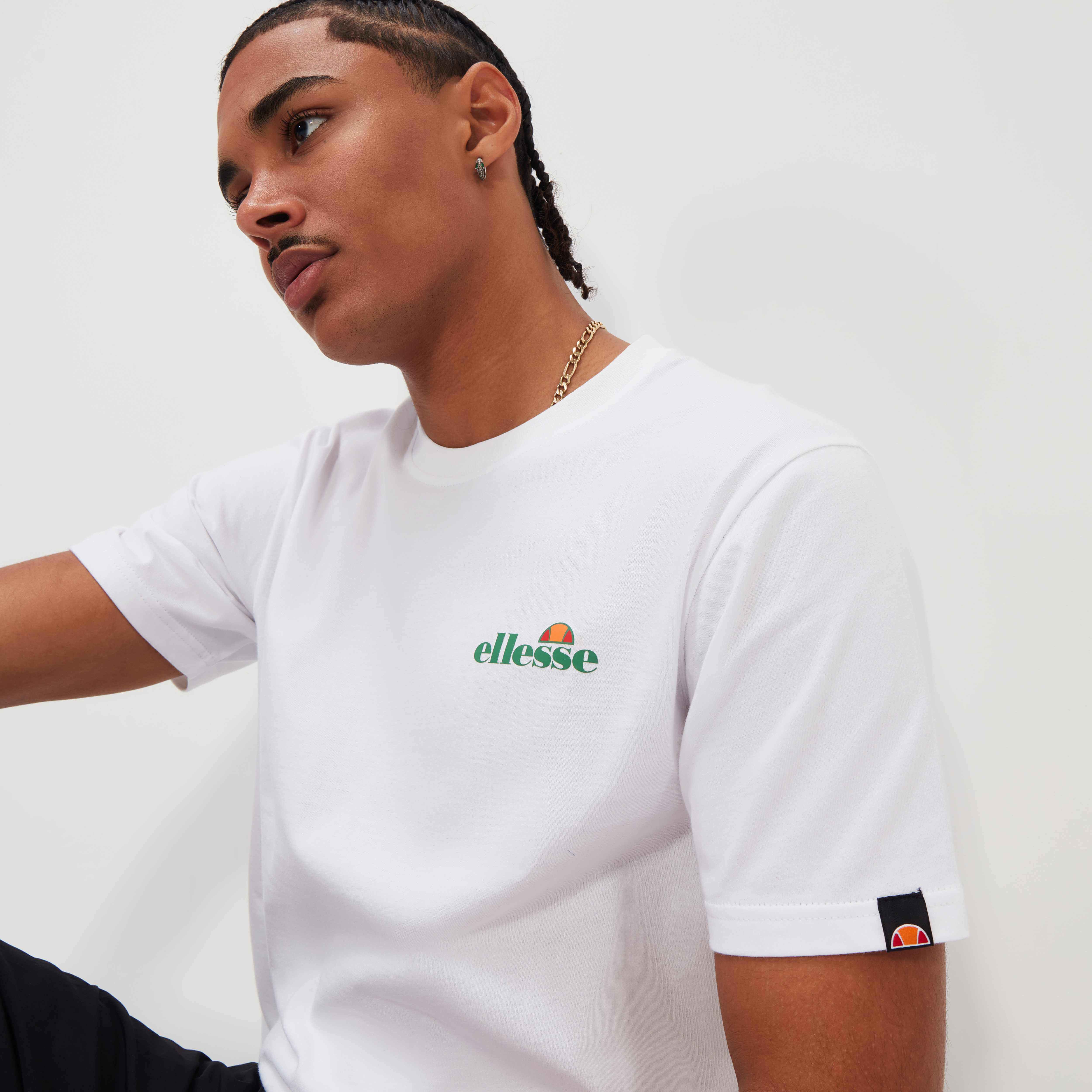 Ellesse Men's Liammo Tee - White T-Shirt