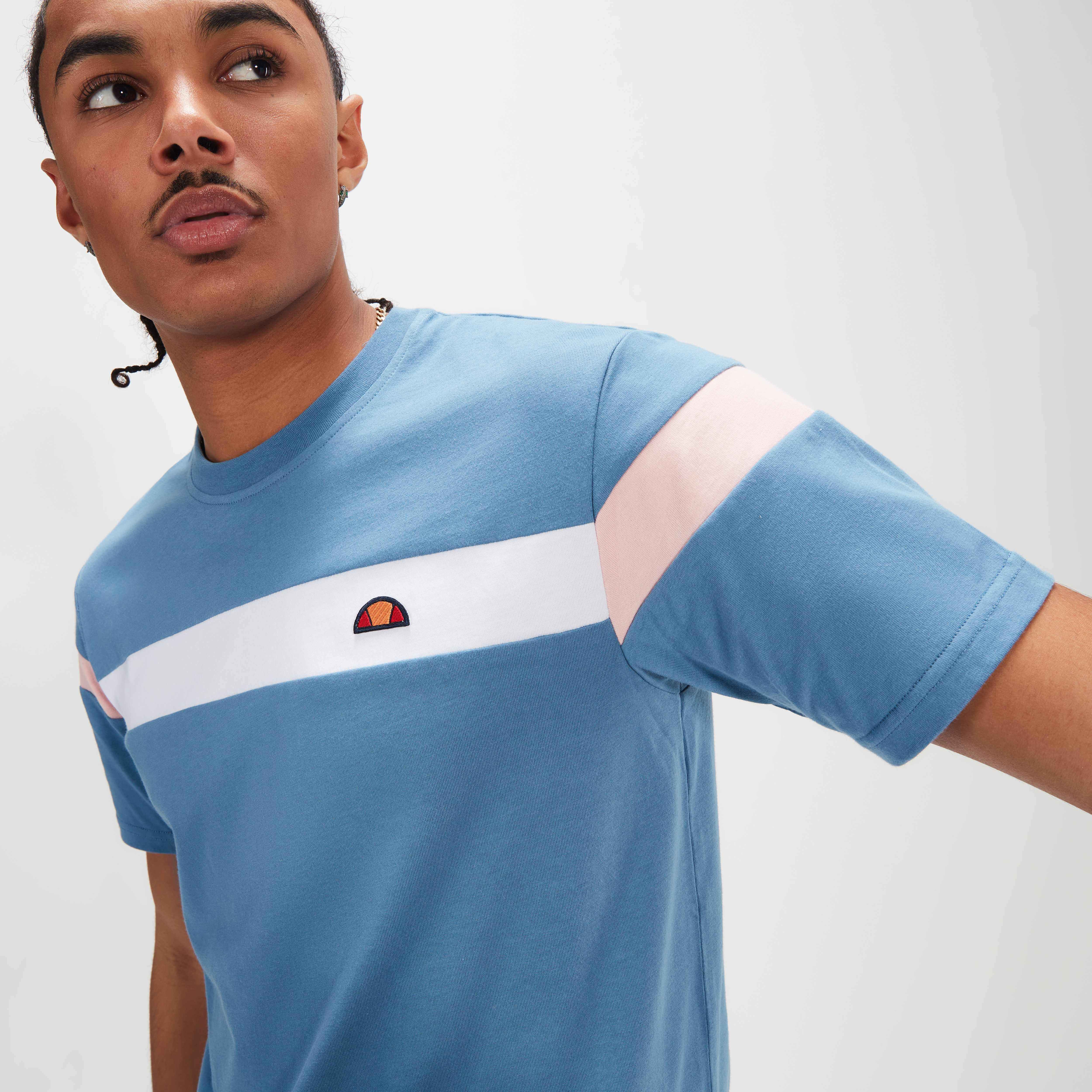 Ellesse Men's Caserio Cotton T-Shirt - Dark Blue