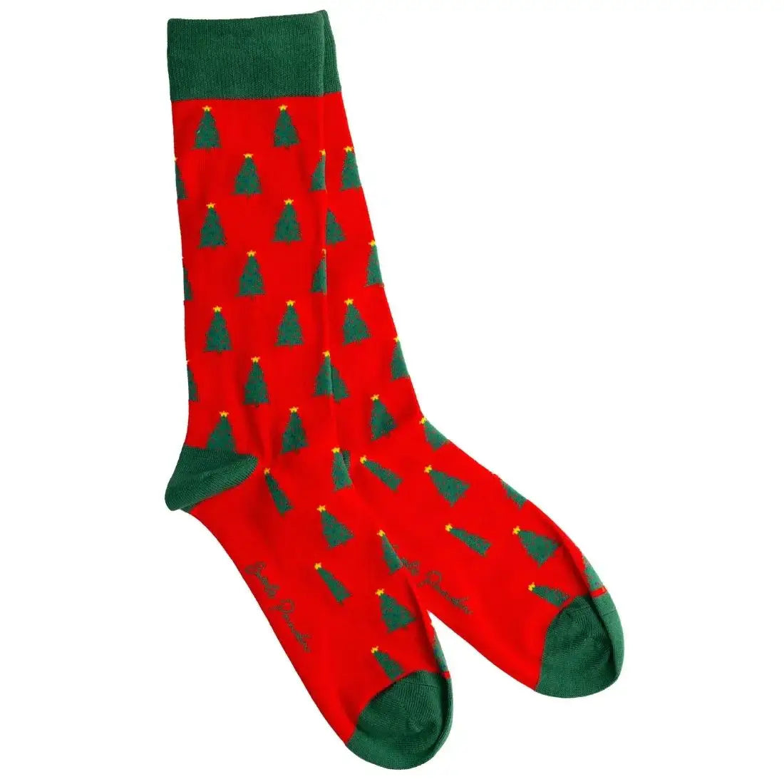 Swole Panda Christmas Tree Bamboo Socks - UK ( 7-11 )