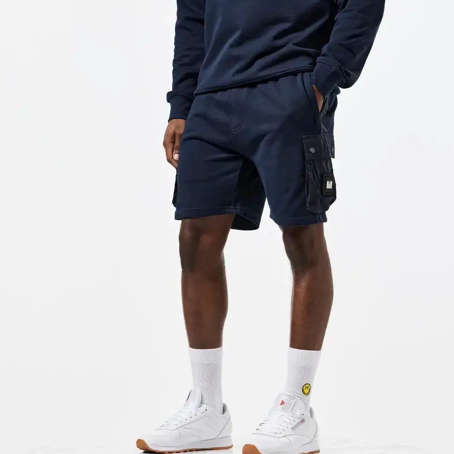 Weekend Offender Pink Sands Jogger Shorts | Navy