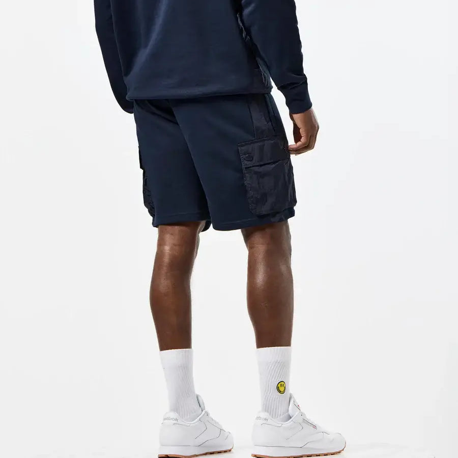 Weekend Offender Pink Sands Jogger Shorts | Navy