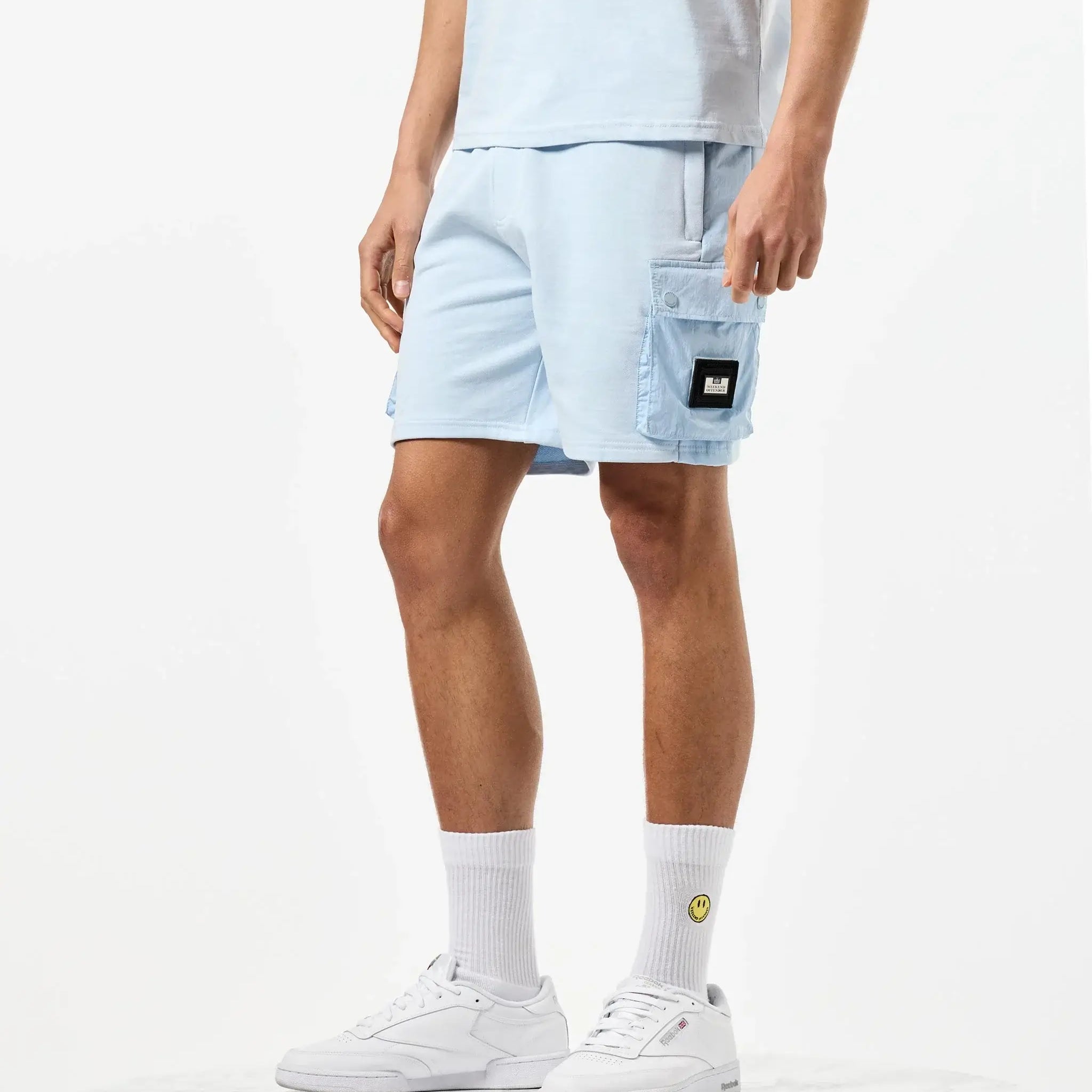 Weekend Offender Pink Sands Jogger Shorts | Ocean Wave